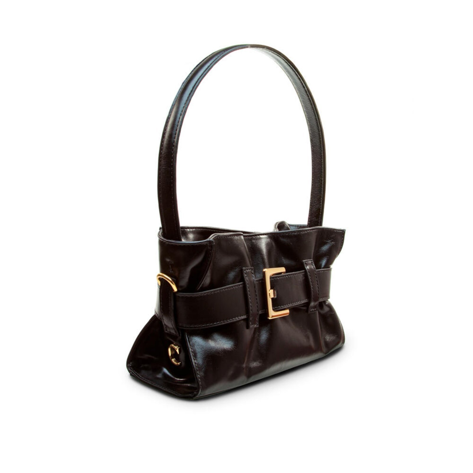 Vista 3 Bolsa Couro Preto Cecconello C2645-5 unico Cecconello unico