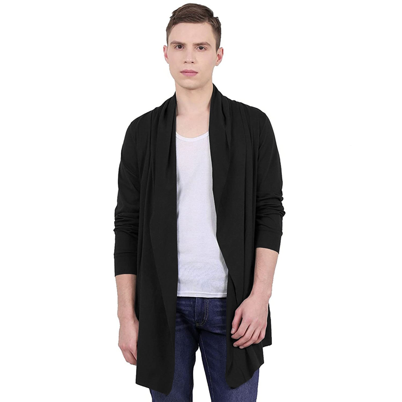 Cardigan Masculino Slim Fitness Agasalho Básico