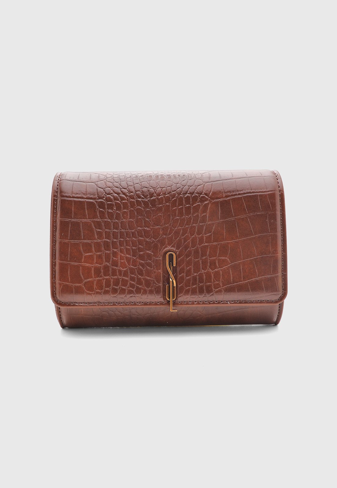 Bolsa Feminina Santa Lolla Textura Croco — foto 3