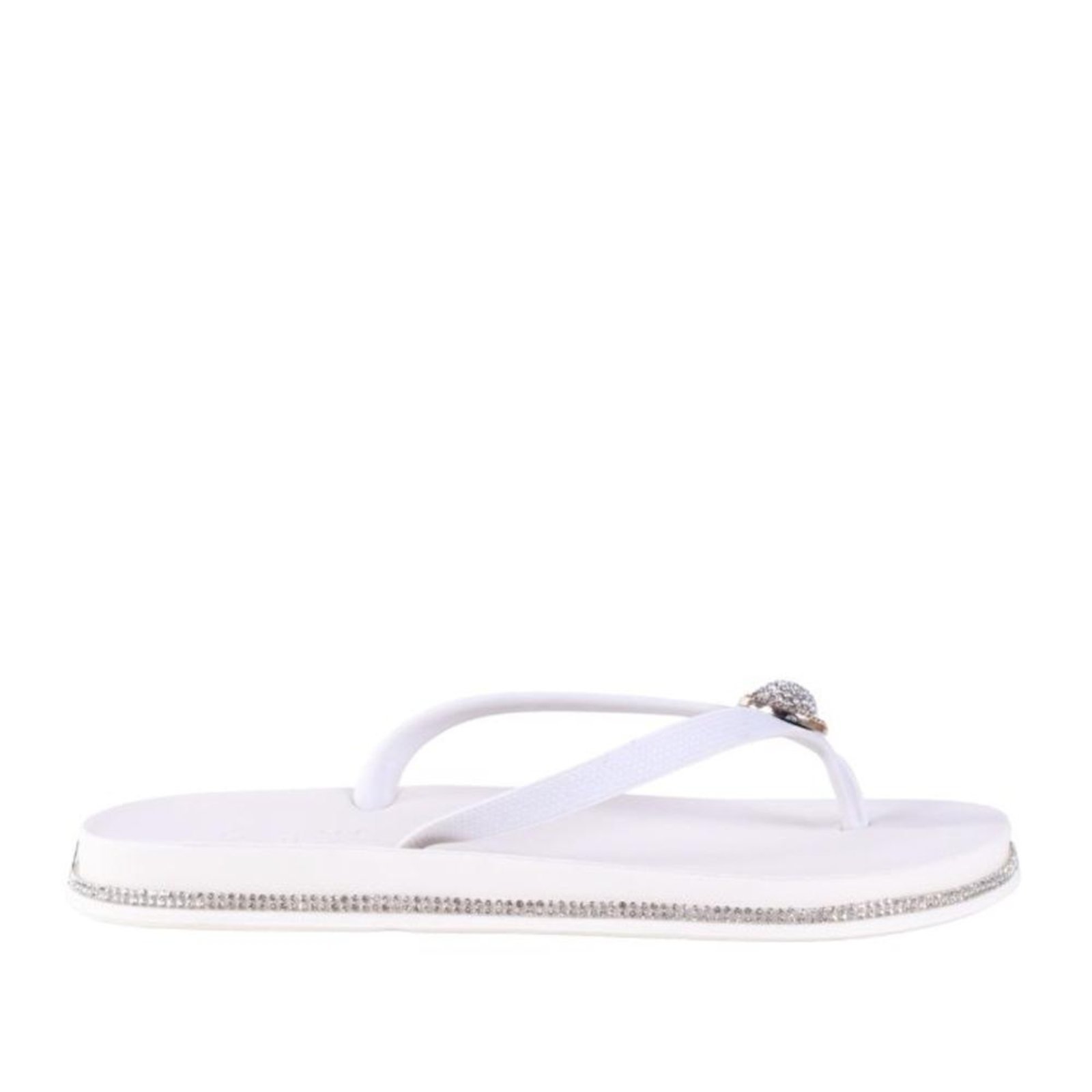 Chinelo Feminino Zariff Pr161 Branco Branco