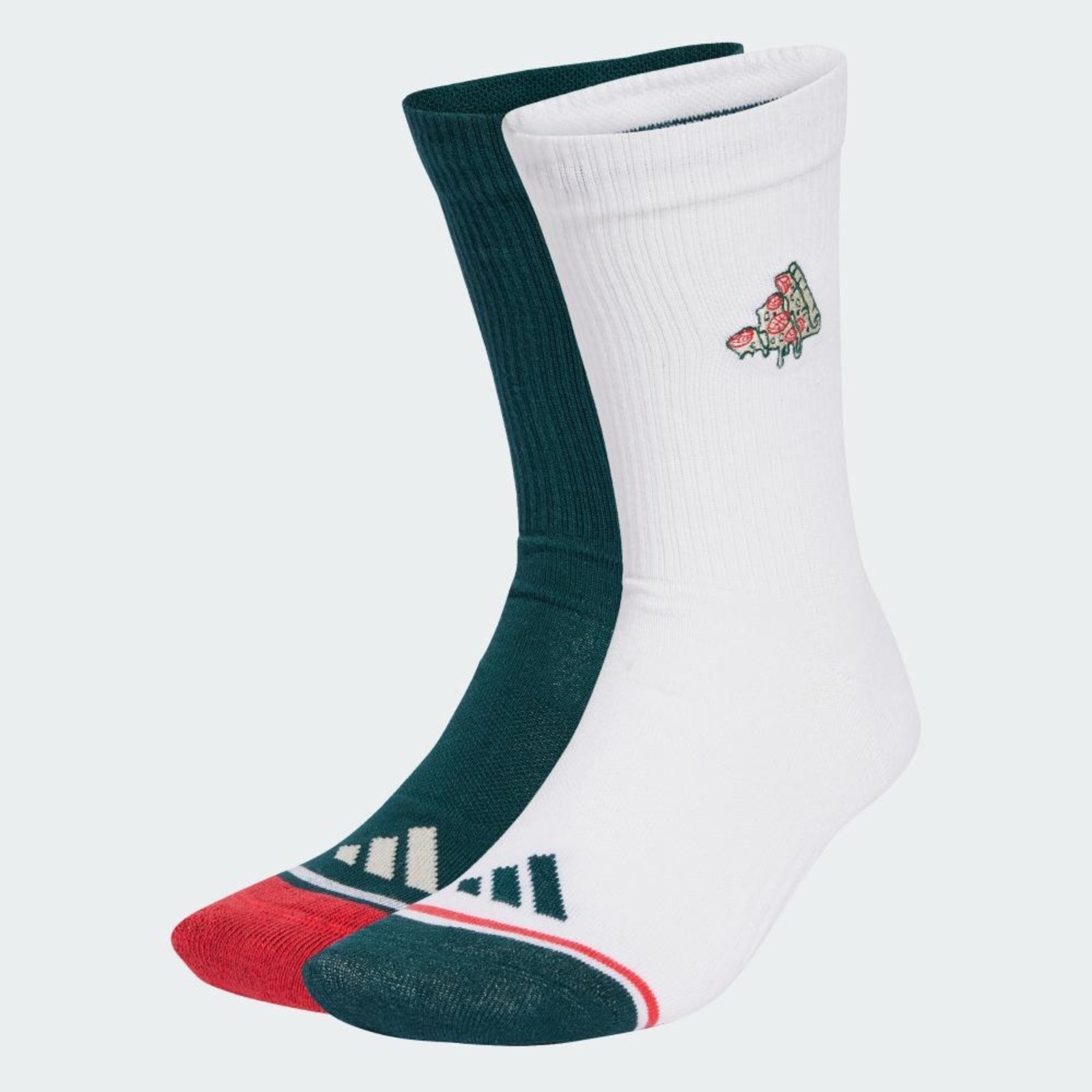 Vista 3 Pizza Sock 1 Par Pacote adidas Sportswear adidas Sportswear branco