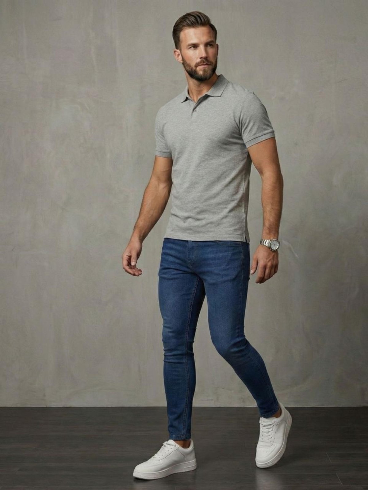 Calça Masculina Jeans Sk Jeans Confortável e Casual Escura