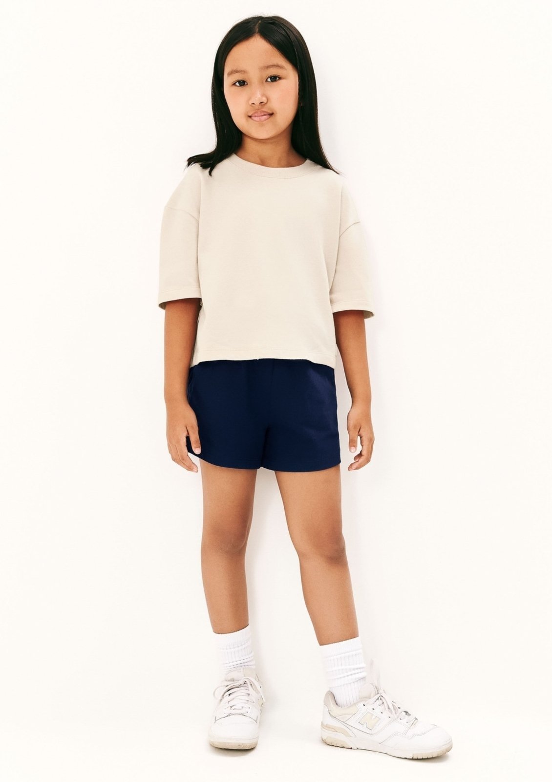 Infantil – Blusa Menina Oversized Em Malha Binada Hering