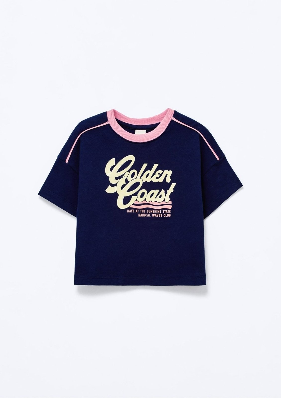 Vista 3 Infantil - Blusa Menina Super Cotton Boxer Hering Hering Kids amarelo Hering Kids amarelo