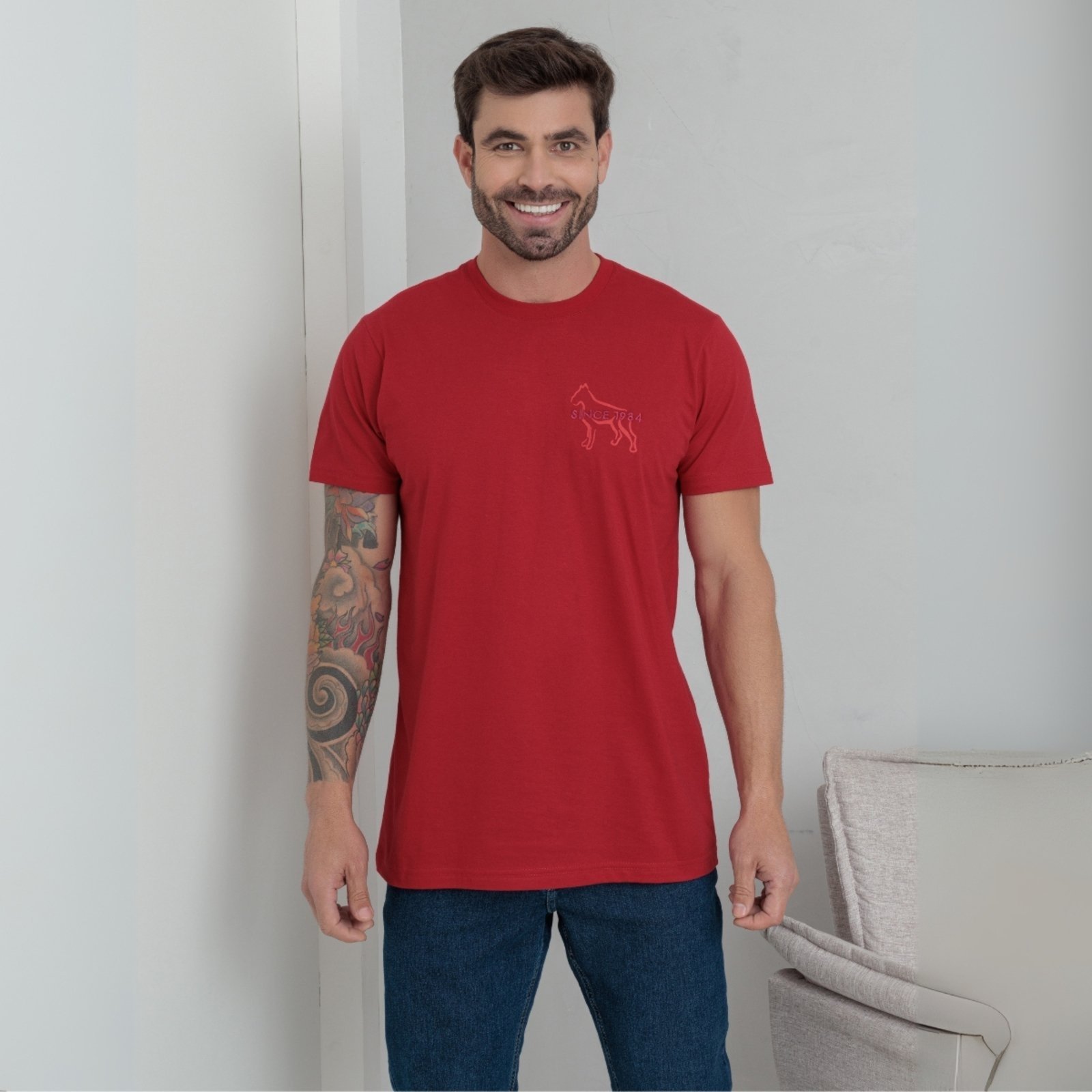 Camiseta Bordada Masculino Revanche Ugerno