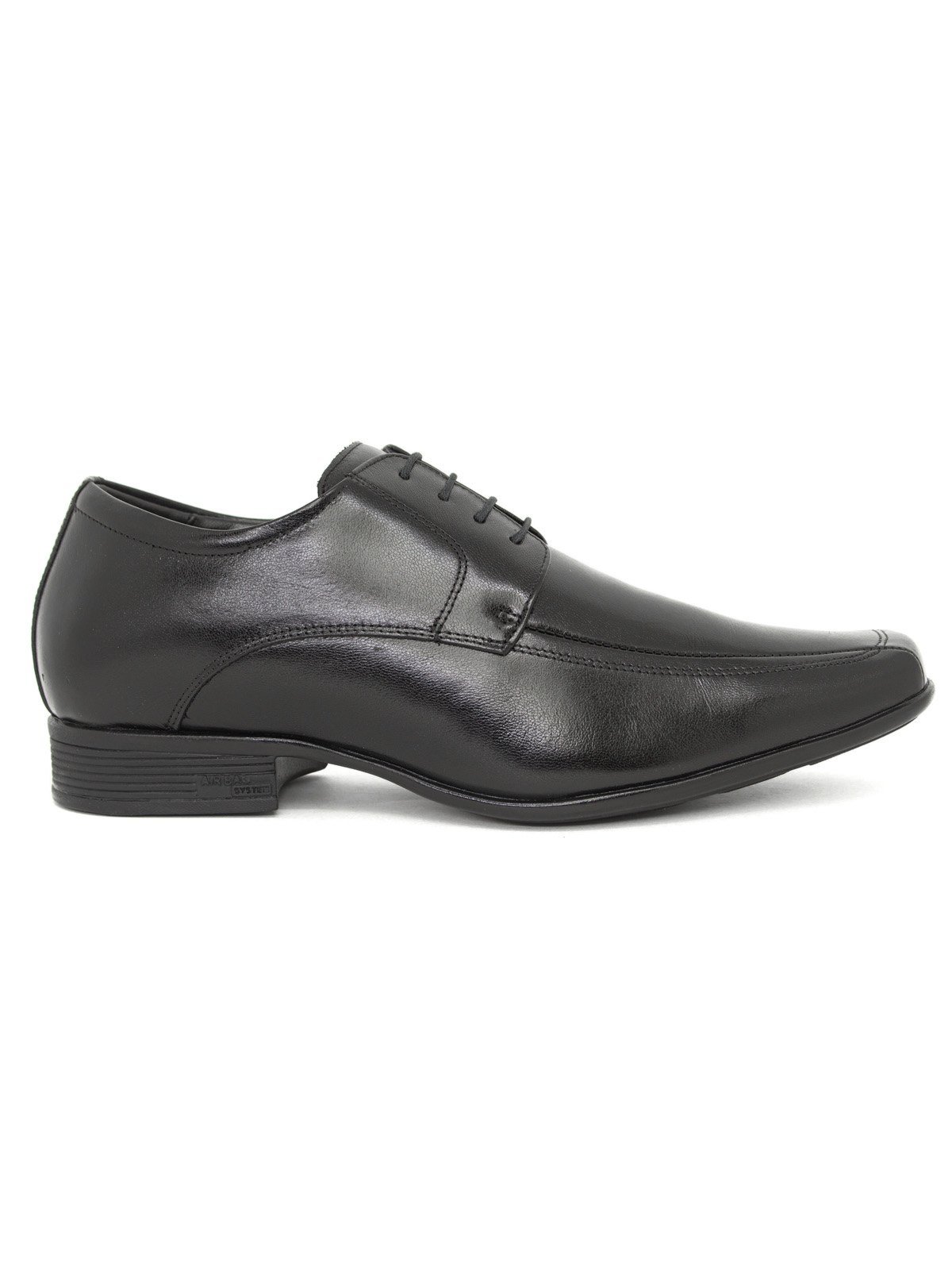 Sapato Jota Pe AirKing Grow Você+alto 6,5cm Couro Preto
