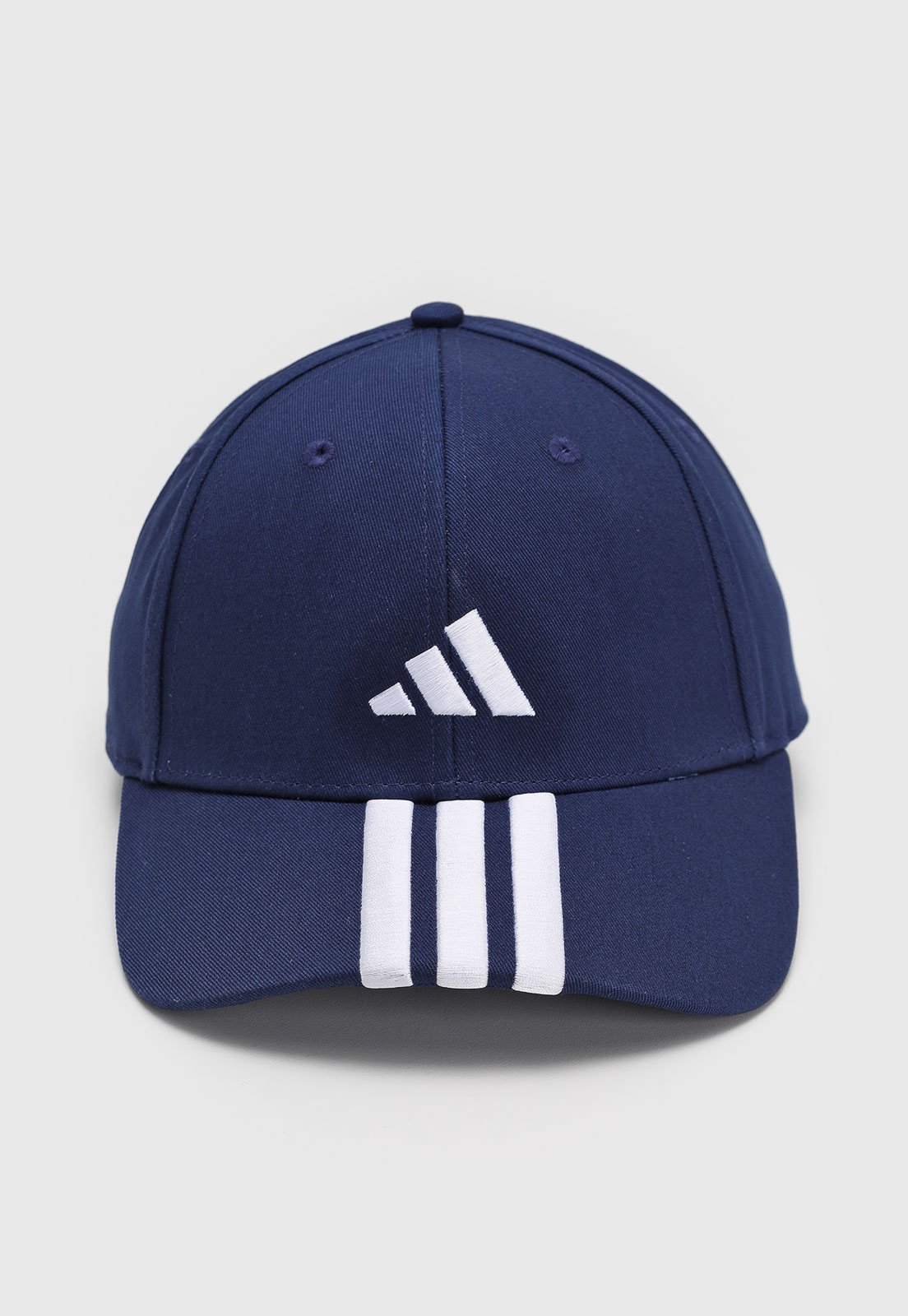 Boné Unissex adidas Performance Aba Curva Três Listras Azul-Marinho