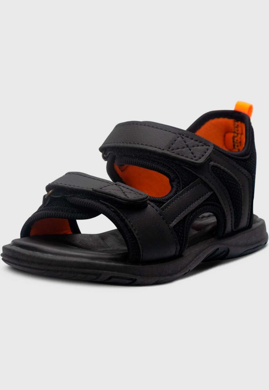 Infantil – Sandália Papete Pópidi Menino Preto