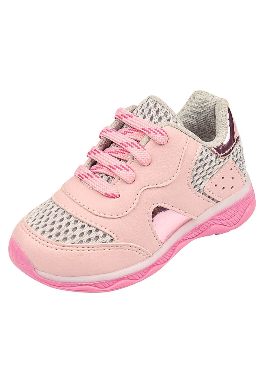 Infantil – Tênis Solzim Led Cinza