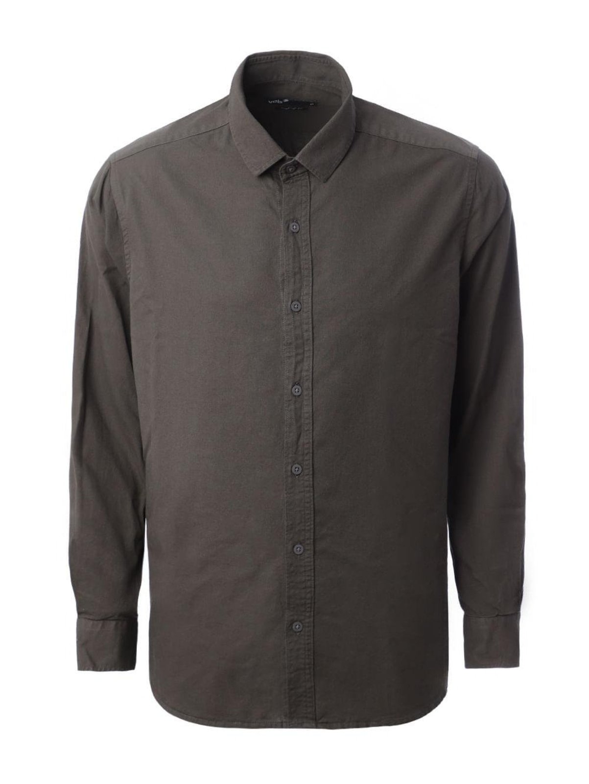 Camisa Sarja Manga Longa Vels Masculina CINZA
