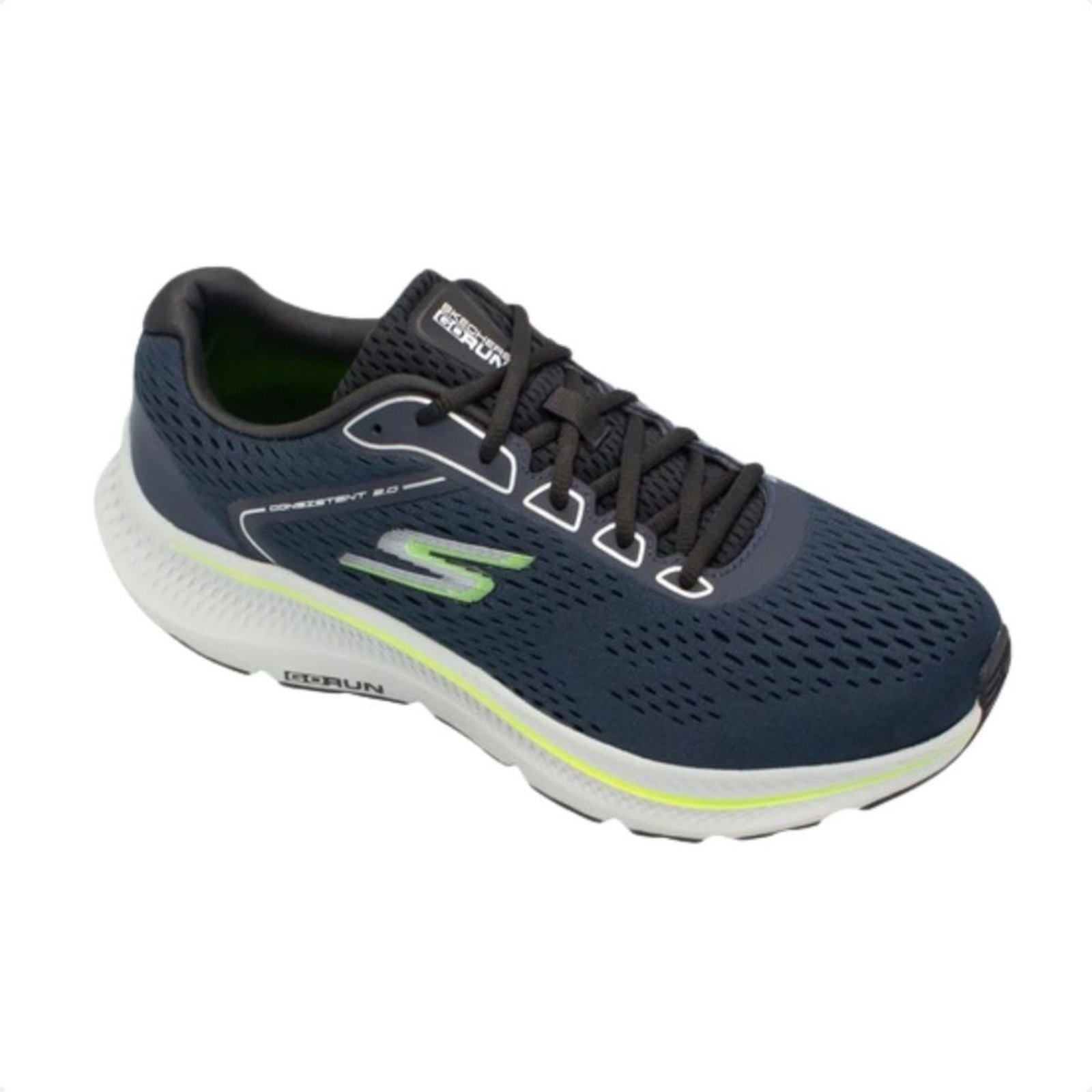 Vista 3 Tênis Running Masculino Skechers Go Run Consistent 2.0 azul Skechers azul