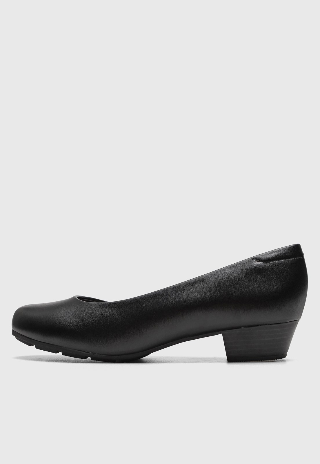Scarpin Modare Salto Grosso Preto