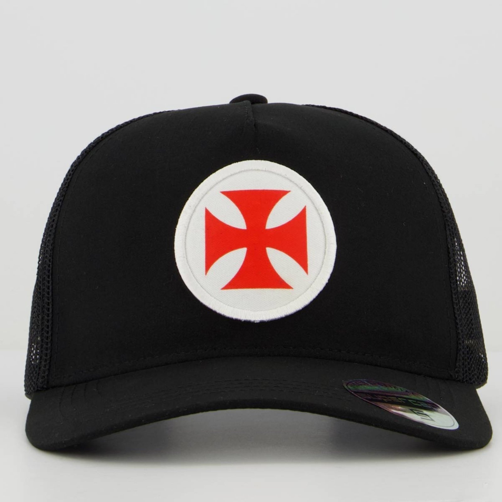 Vista 3 Boné Vasco Trucker Supercap preto Supercap preto