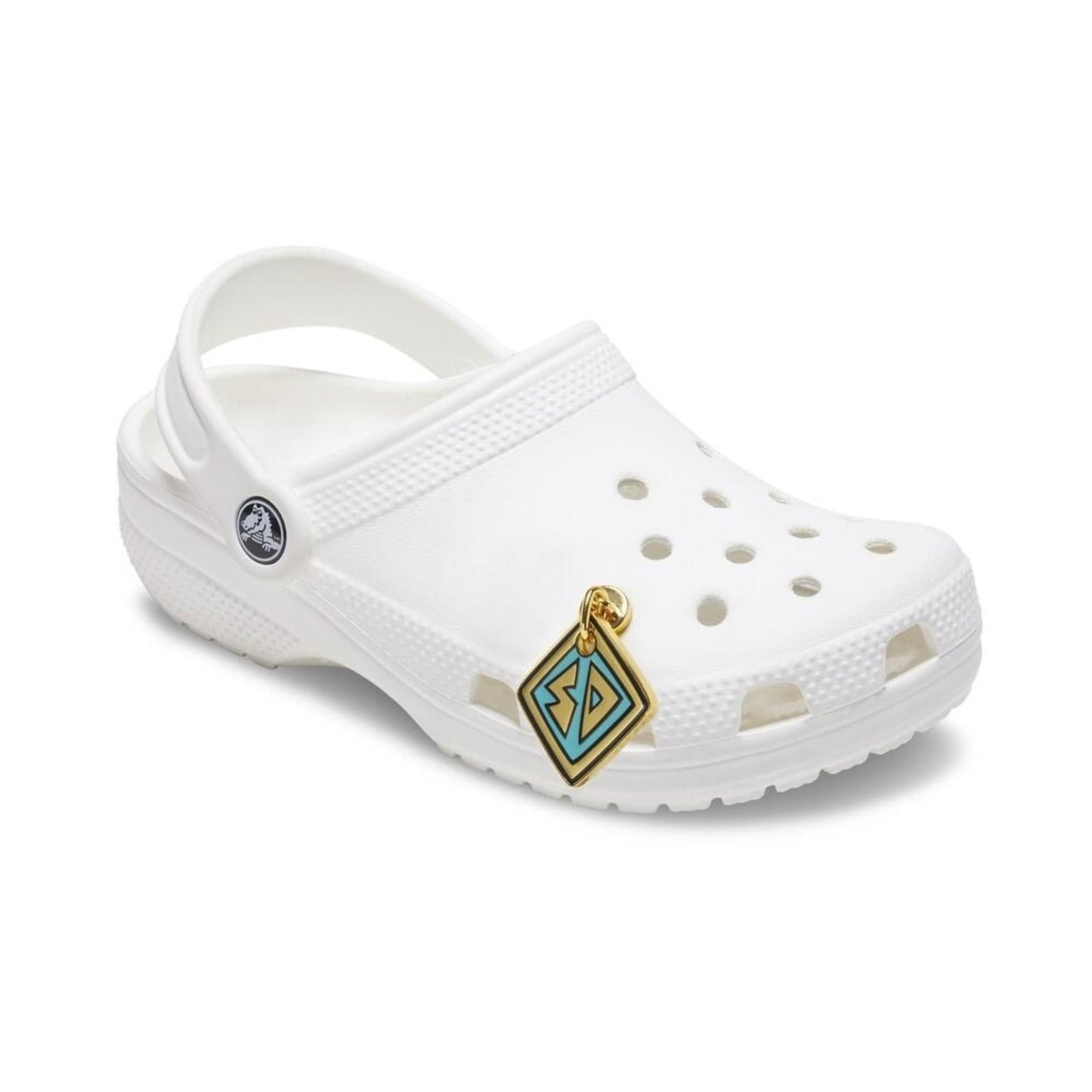 Vista 3 Infantil - Jibbitz™ scooby-doo tag unico Crocs branco