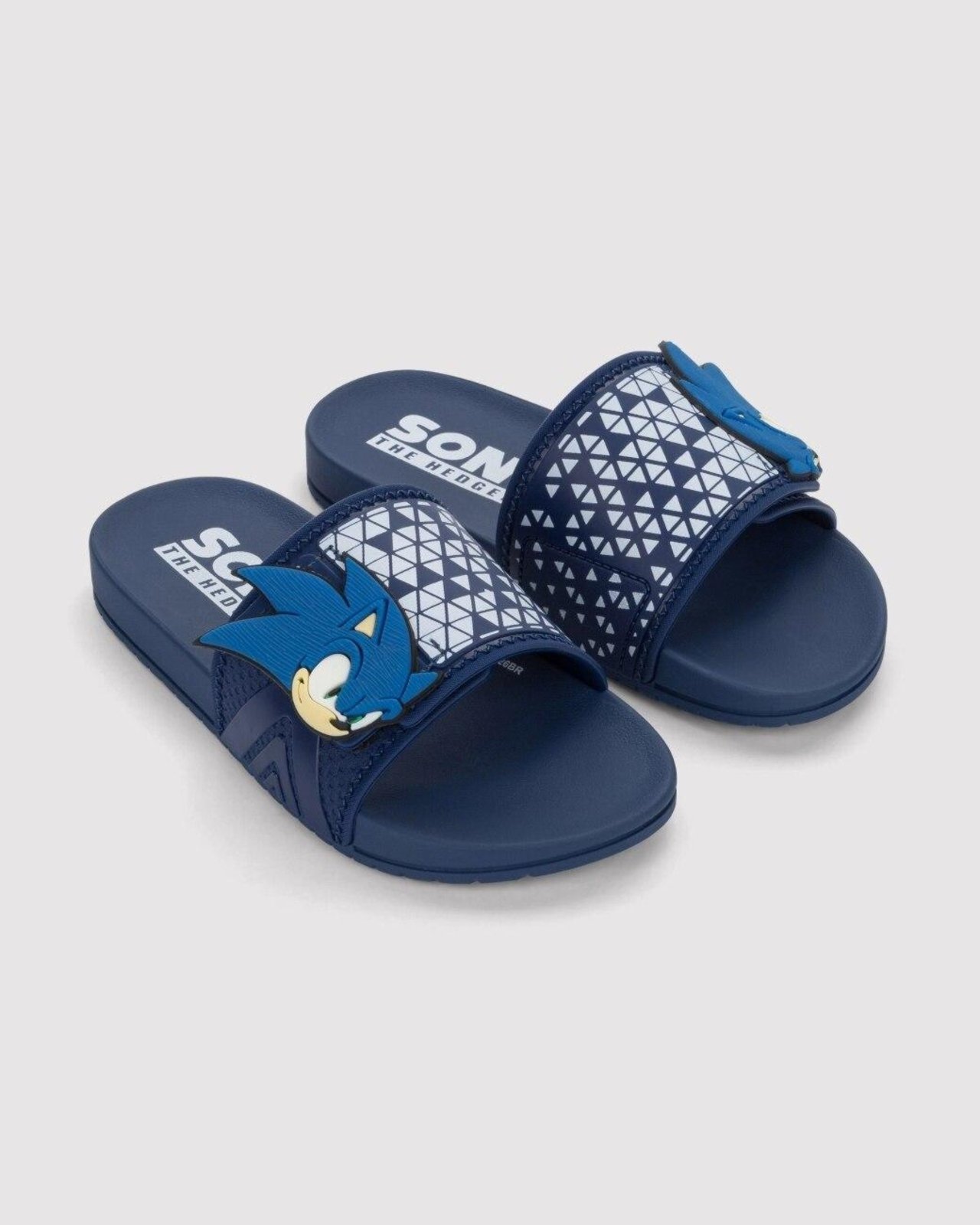 Infantil - Chinelo Slide Grendene Sonic Adventure Azul Marinho