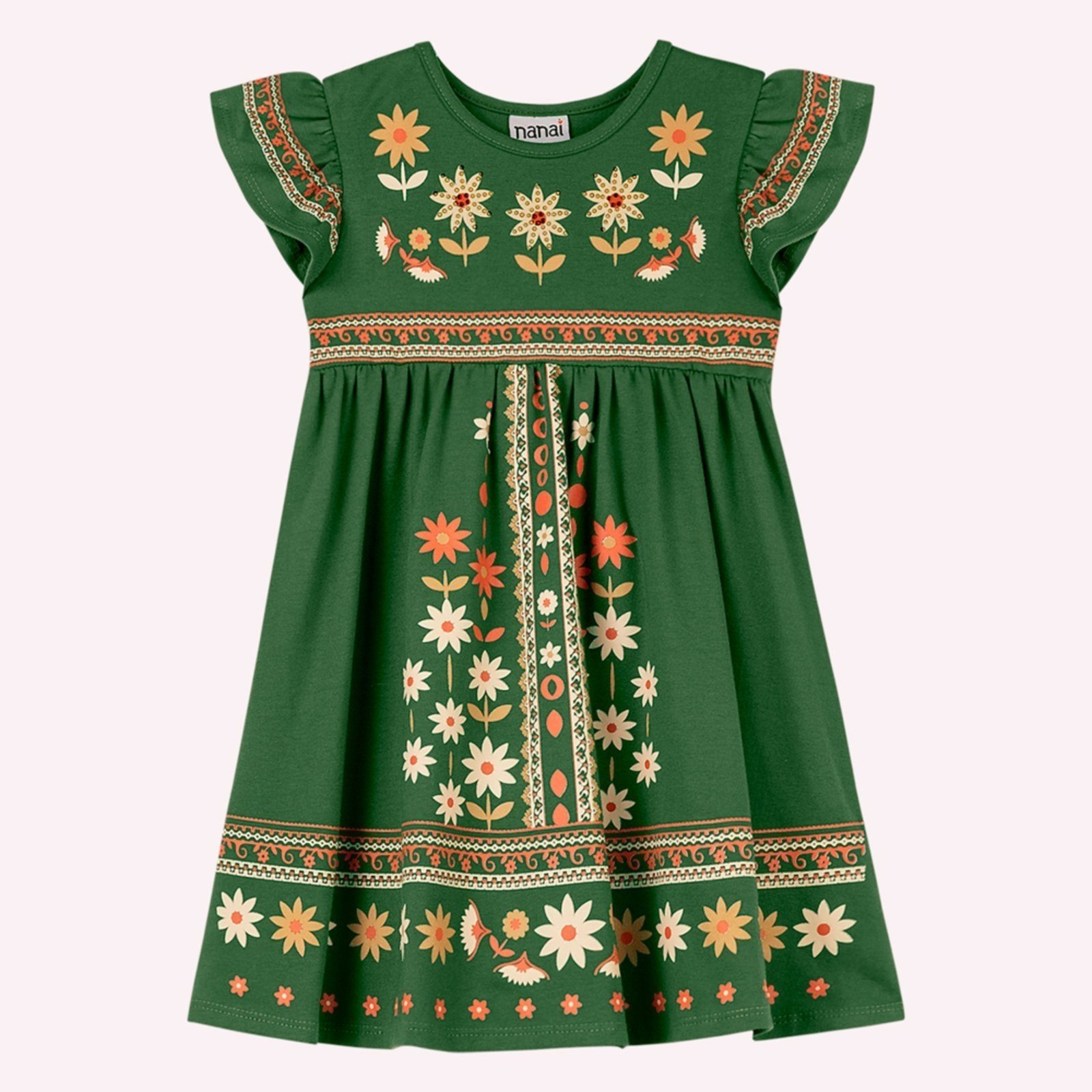 Infantil - Vestido Menina com Strass Nanai