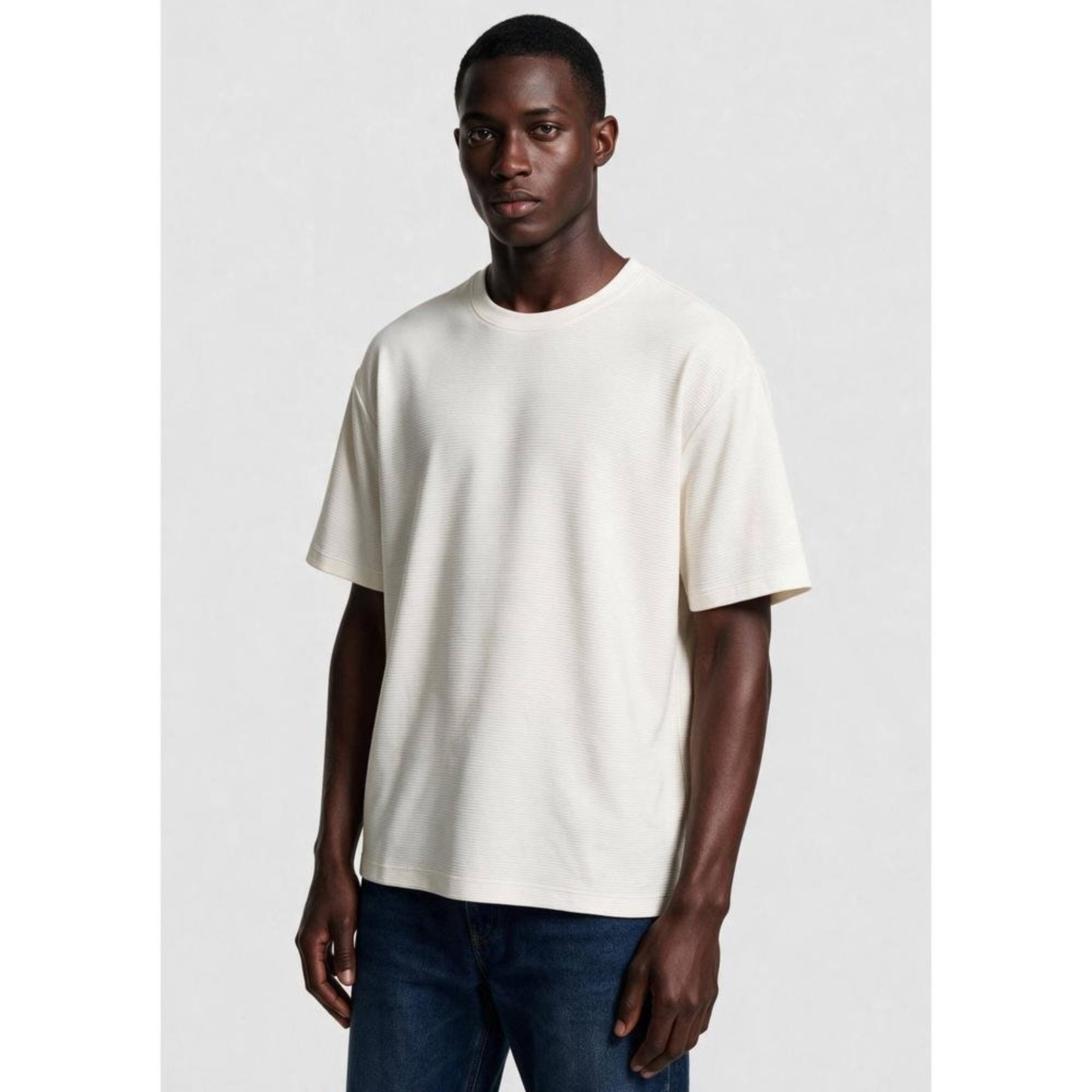 Camiseta Masculina Manga Curta Texturizada Hering