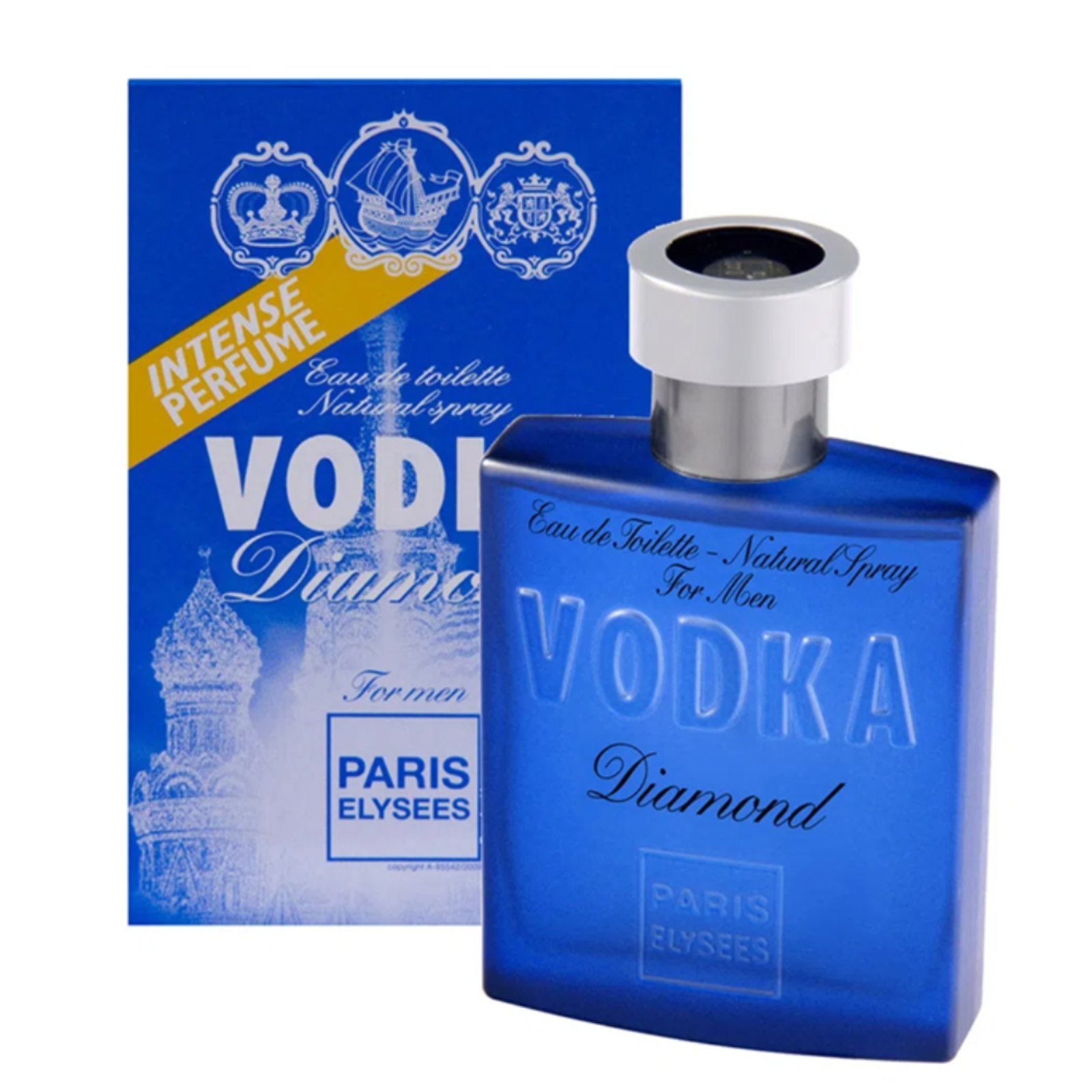 Vista 3 Vodka Diamond Masculino Eau de Toilette Paris Elysees incolor Paris Elysees incolor