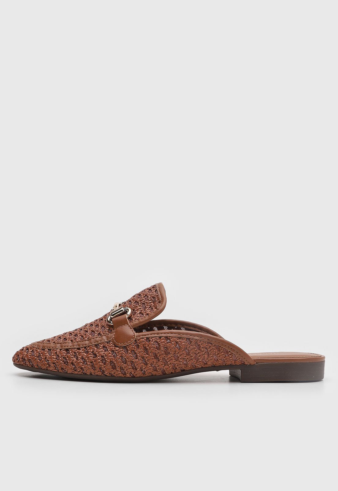 Mocassim Feminino Anacapri Trama Marrom