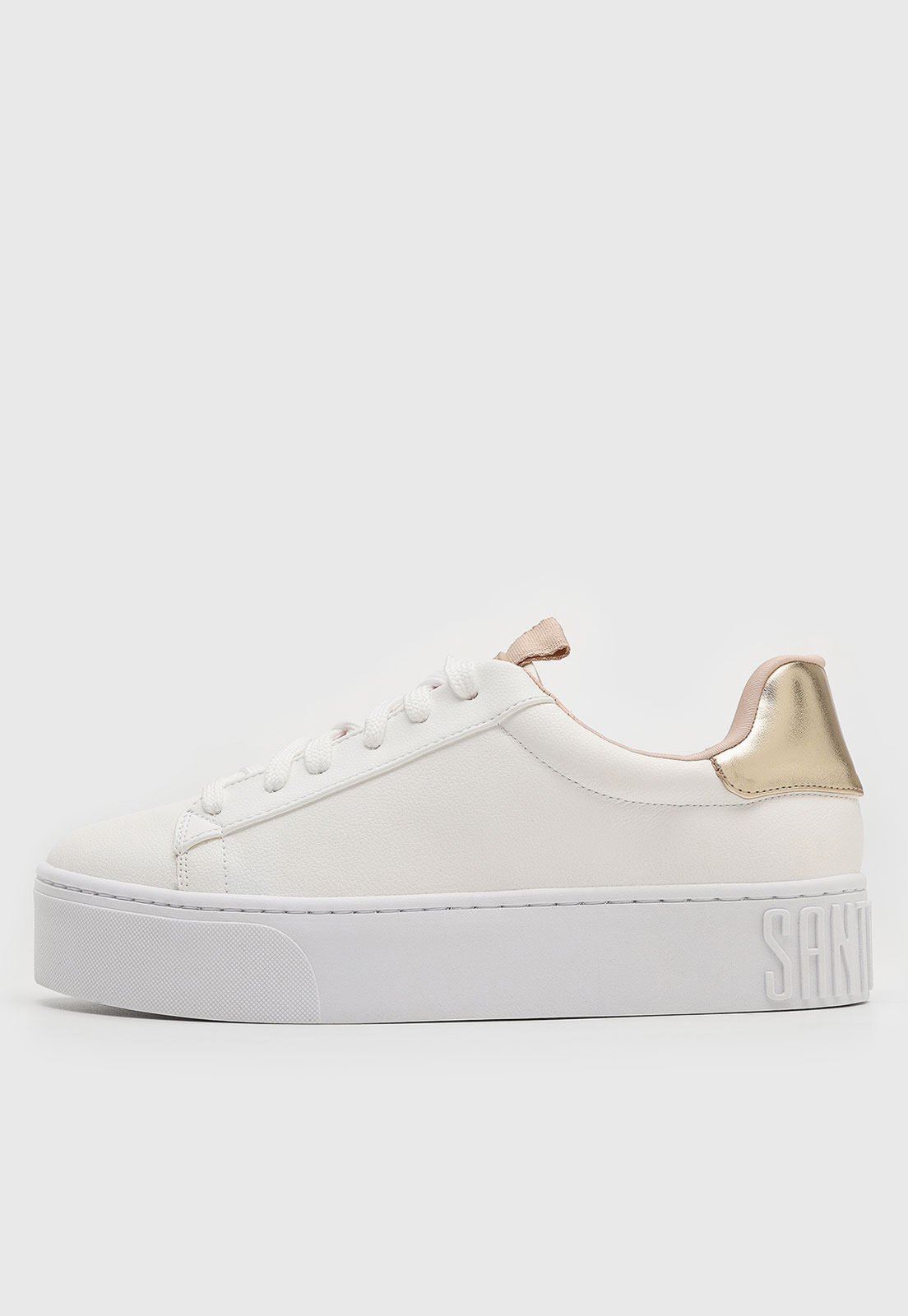 Tênis Feminino Santa Lolla Plataforma Branco