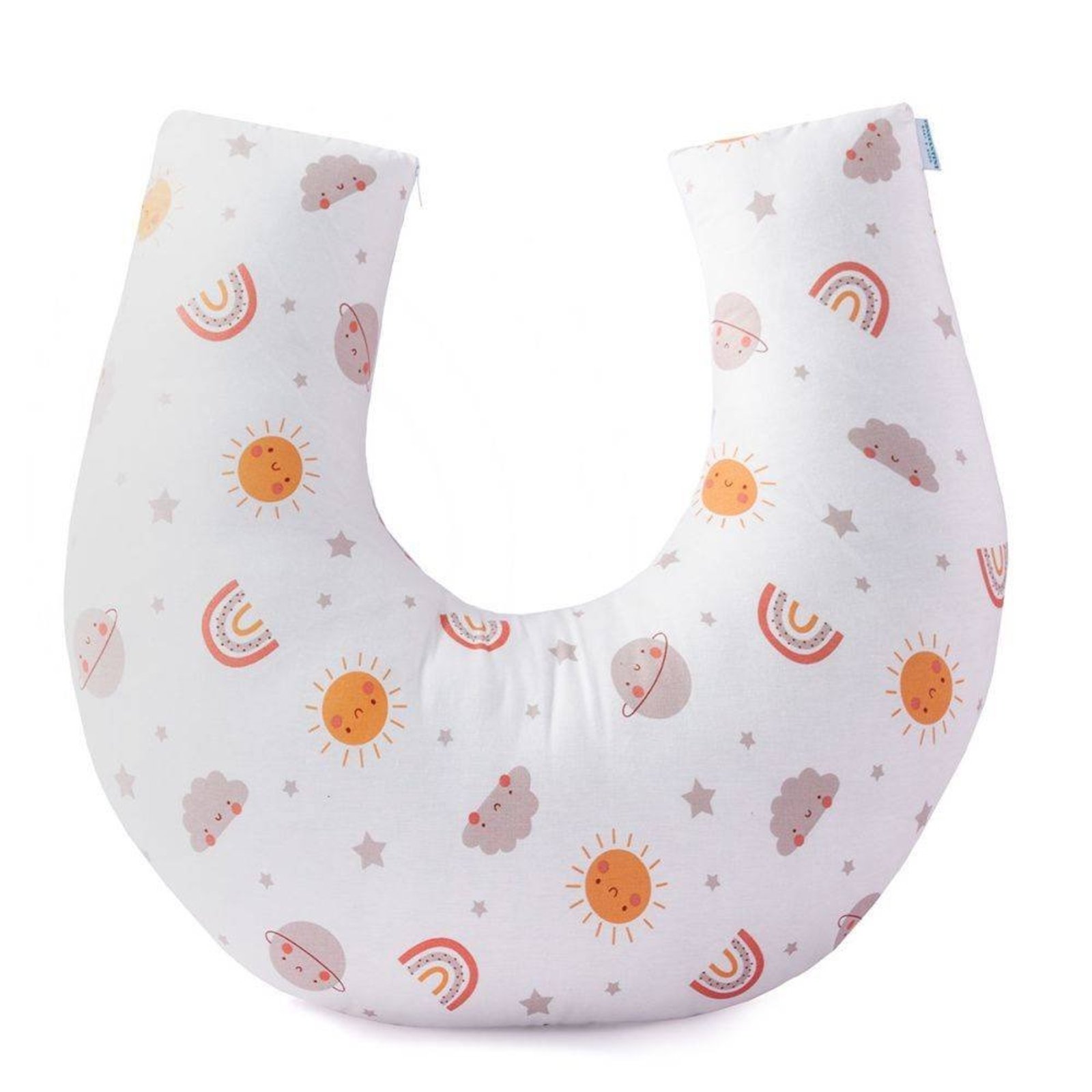 Infantil - Almofada Amamentação Casa Modelo Enxovais Baby Percal 200 Fios Algodão - Fazendinha