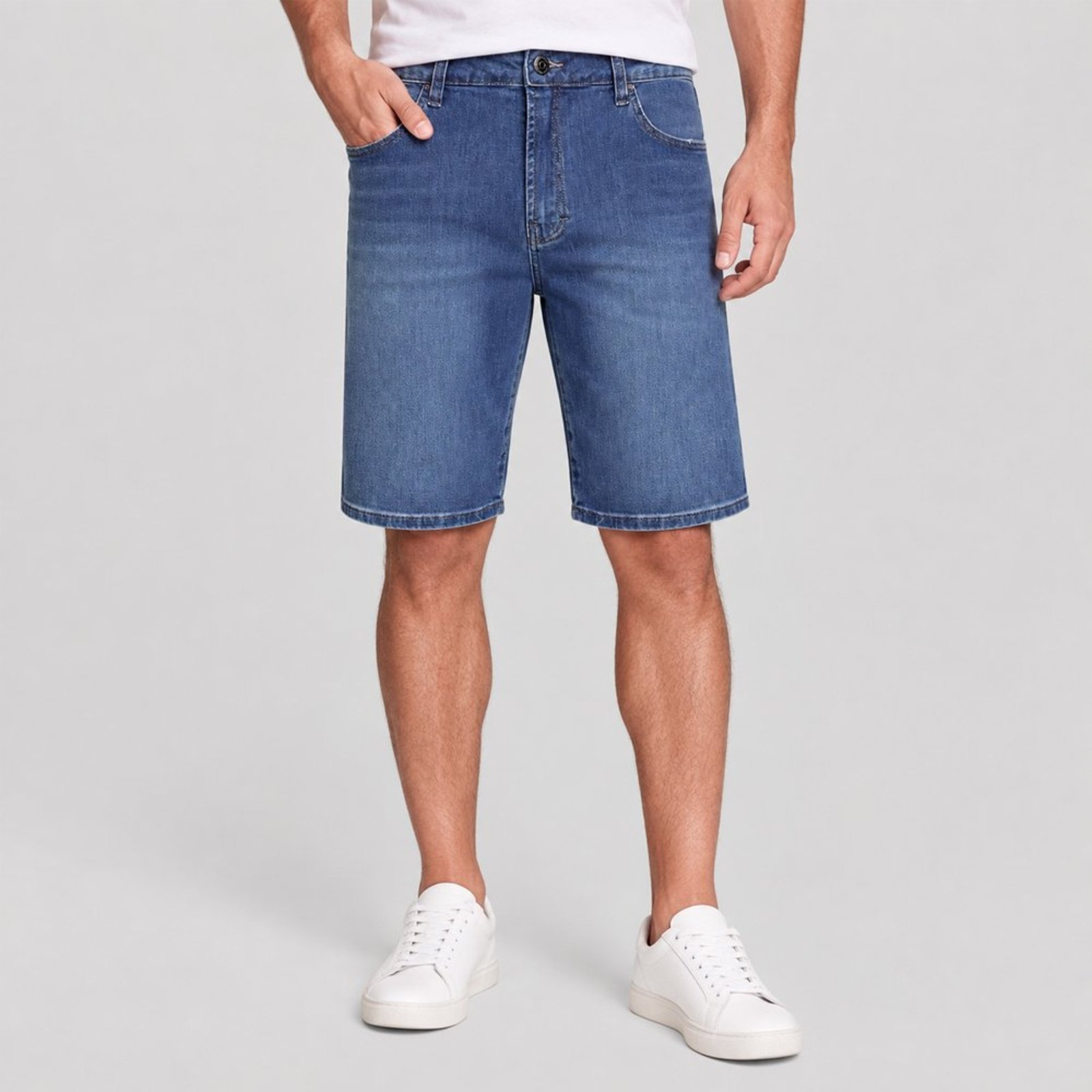 Bermuda Jeans John John Regular Ve27 Azul Masculino