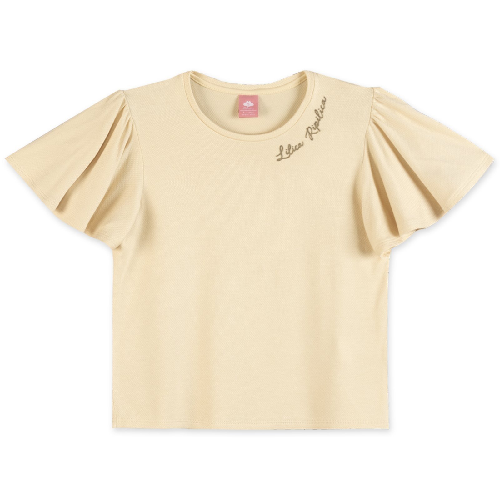Vista 2 Infantil - Blusa Manga Curta Feminina Lilica Ripilica rosa Lilica Ripilica rosa