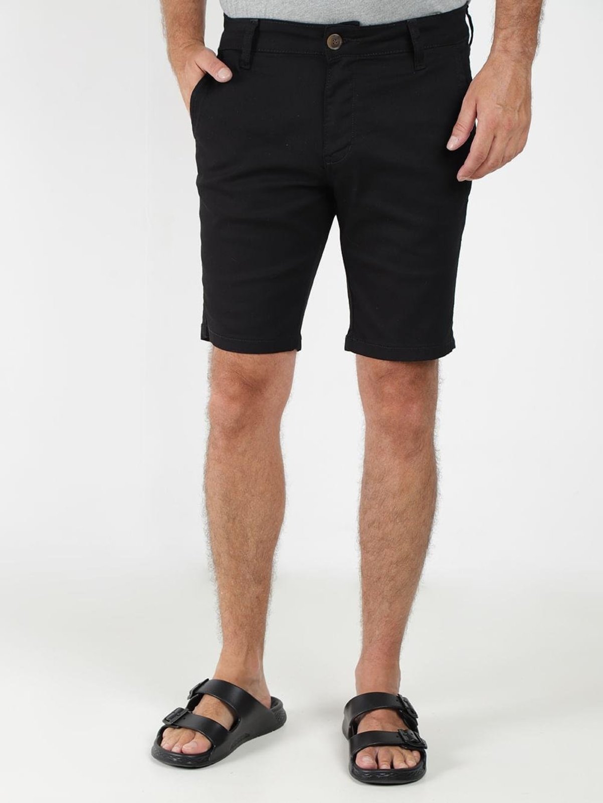 Bermuda Sarja Eletrón Masculina PRETO