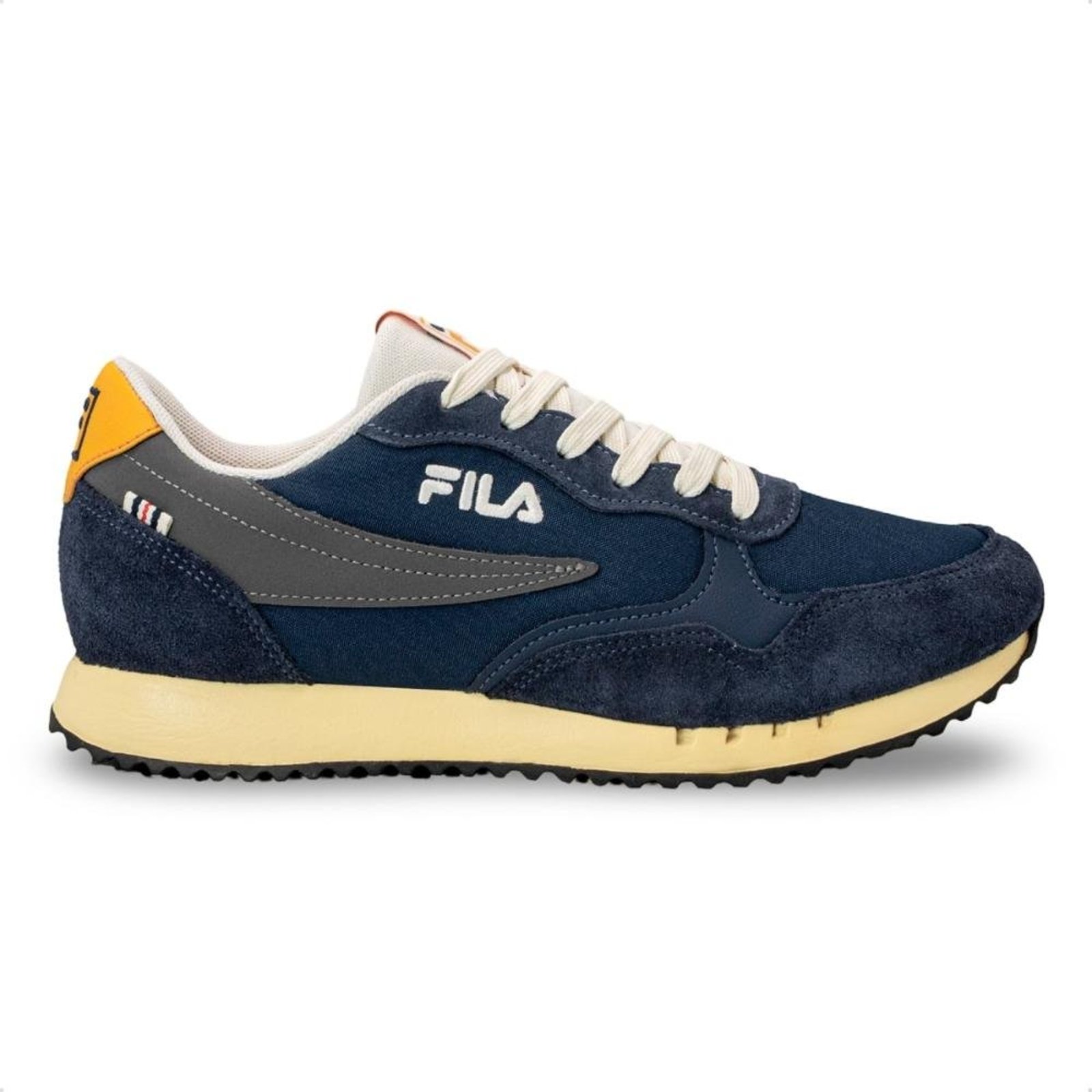 Tênis Fila Masculino Euro Jogger Vintage Azul Marinho