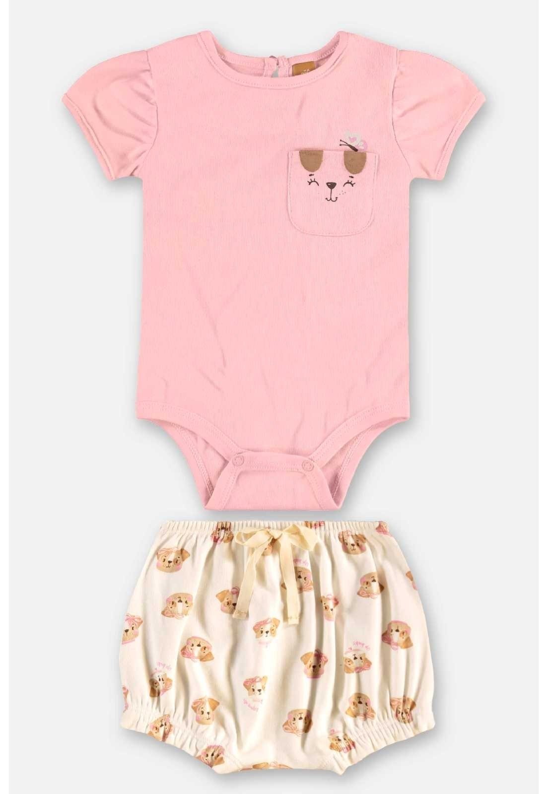 Vista 3 Infantil - Conjunto Body e Short para Up Baby azul Up Baby azul