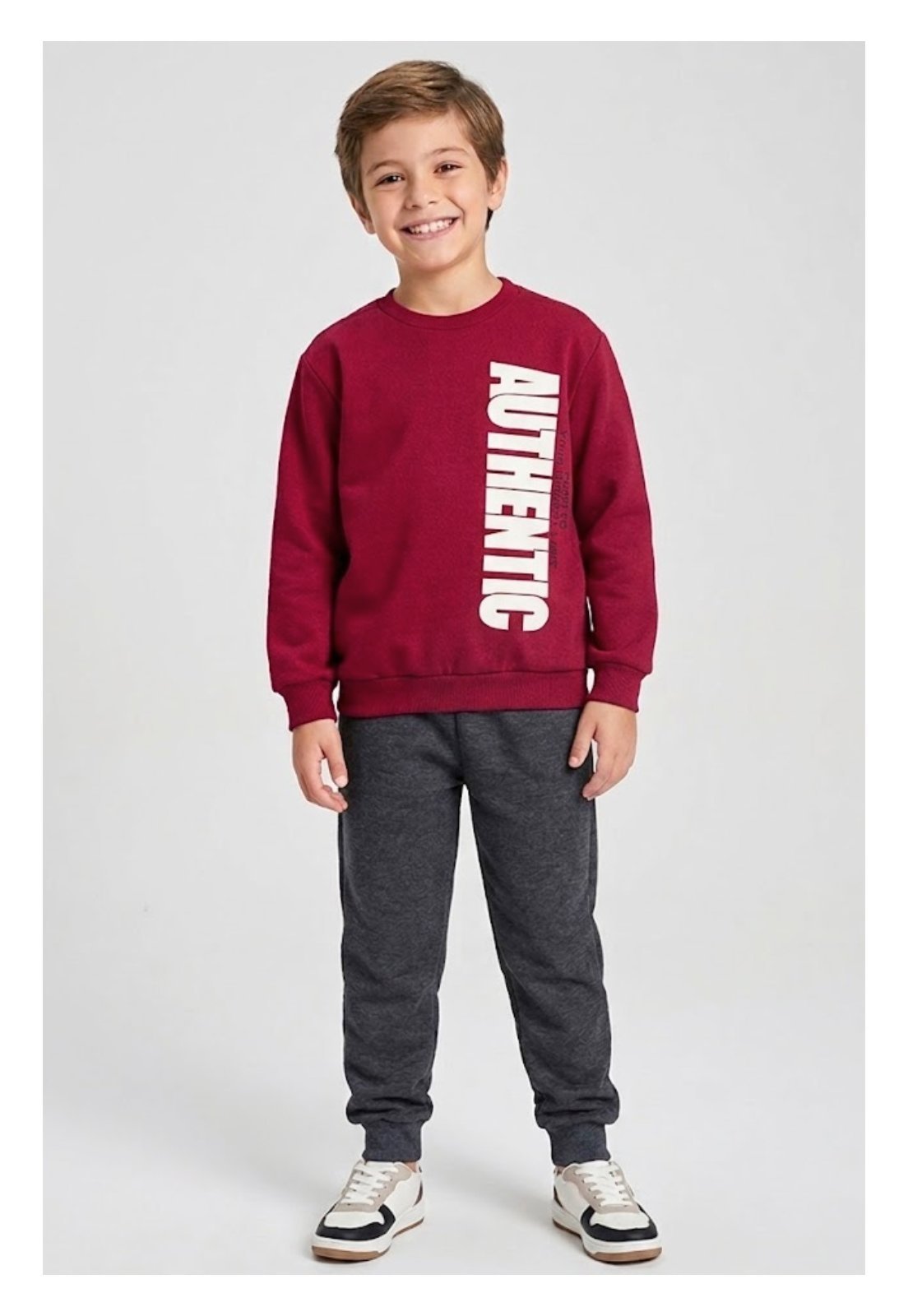 Infantil - Conjunto Bem Vestir Masculino Vermelho Overzised