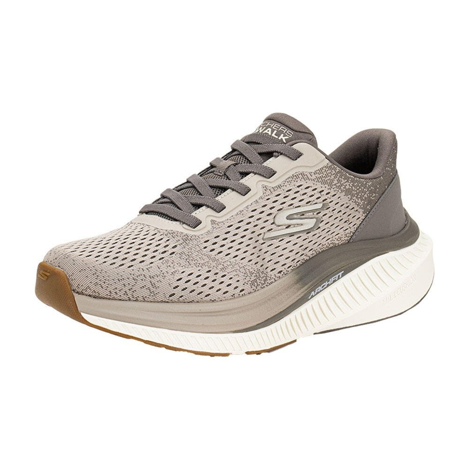Tênis Masculino Go Walk Max Cushioning Arch Fit Jonah Skechers 216354 5676354 Castanho