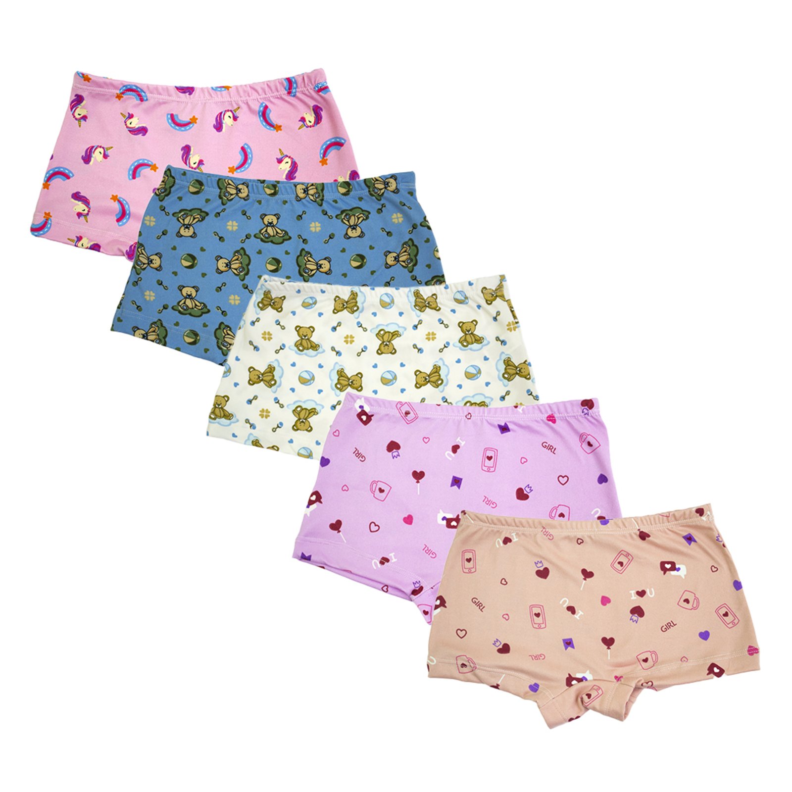 Kit 10 Cuecas Femininas Gabi Lingerie Suede Moda Íntima Feminina Modelagem Perfeita Elegante Confortável