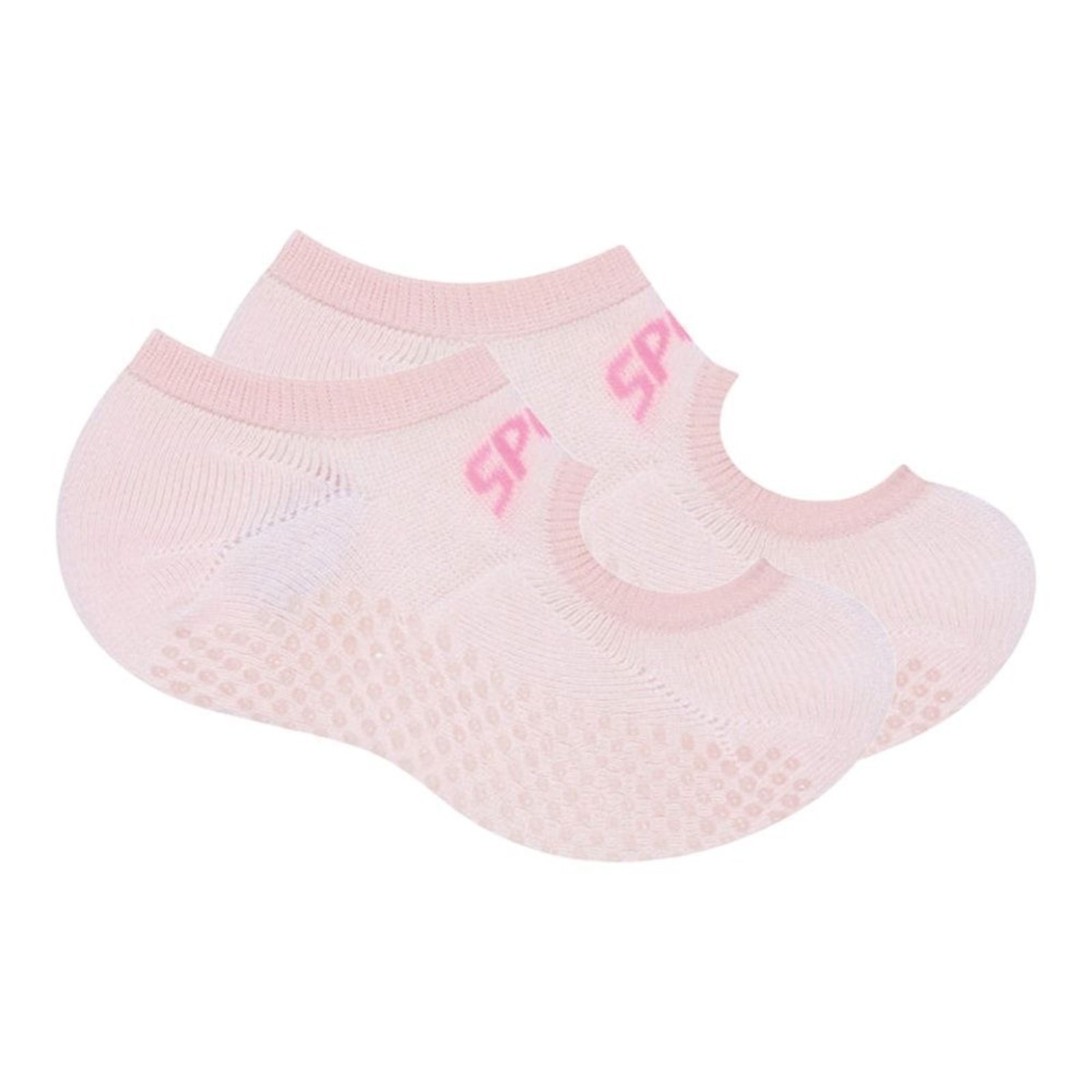 Vista 2 Infantil - Meia Selene Sapatilha Pilates Antiderrapante Feminina rosa SELENE rosa