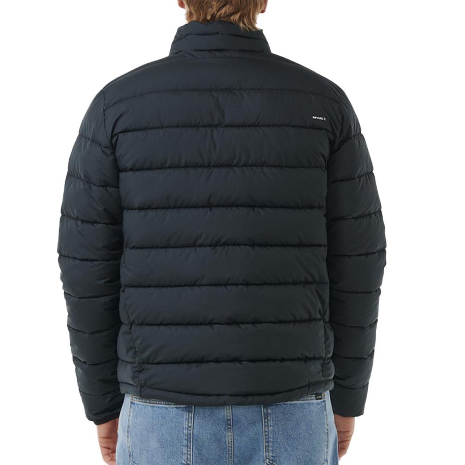 Vista 3 Jaqueta Rip Curl Anti Series Elite Puff Crew WT24 Black preto black Rip Curl preto black