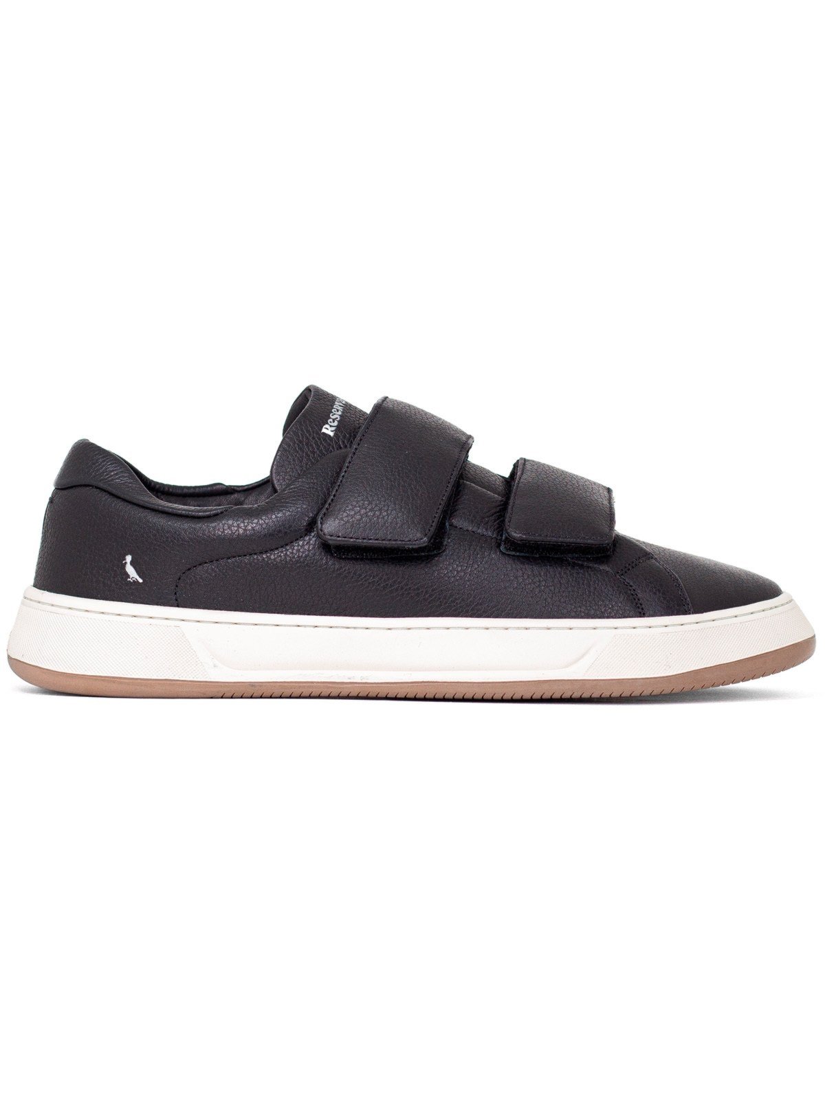 Vista 2 Tênis Masculino Reserva RSV Go Croma V2 Casual Couro Floater Confortável preto preto