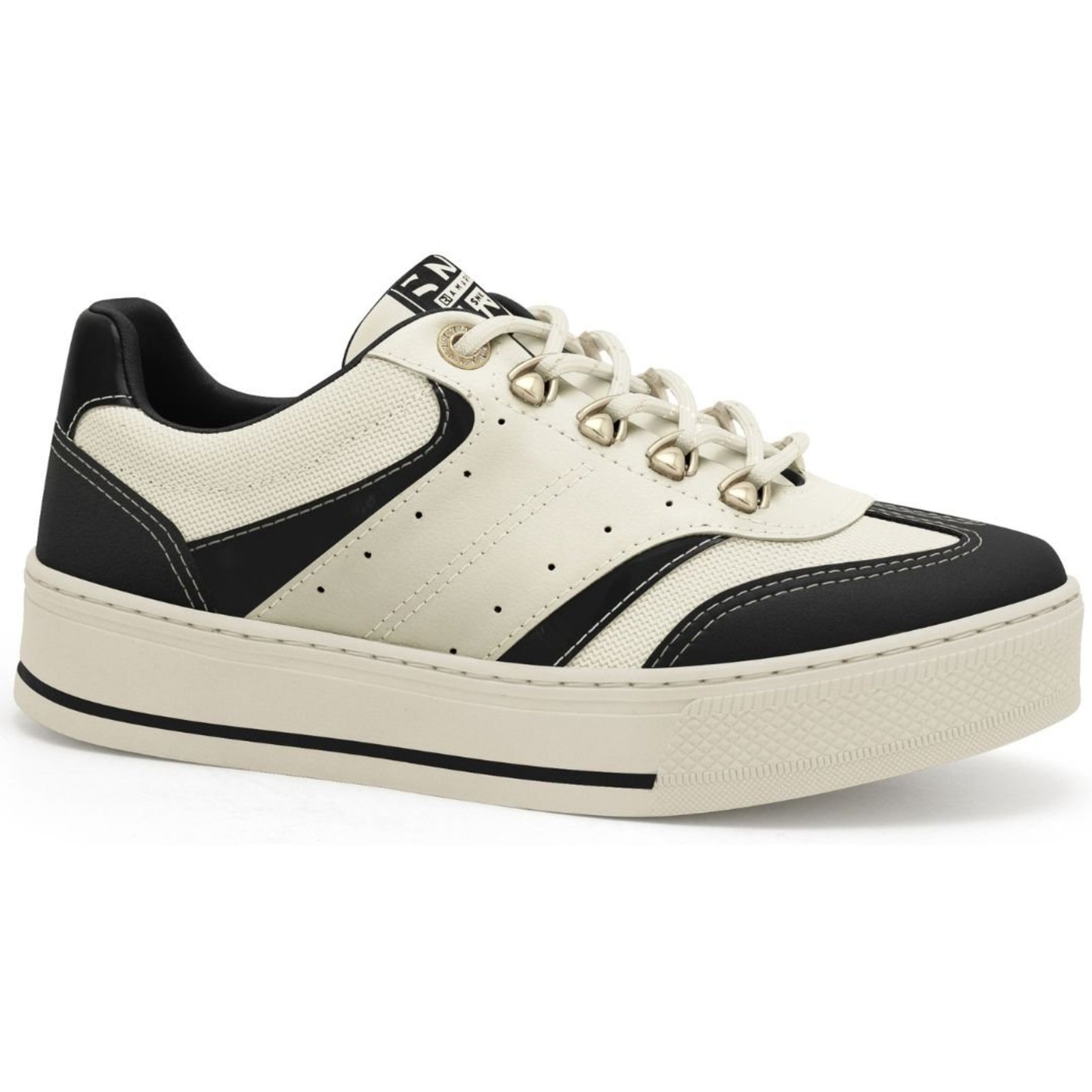 Tênis Feminino Casual Sola Alta Ramarim 2695205 - Preto