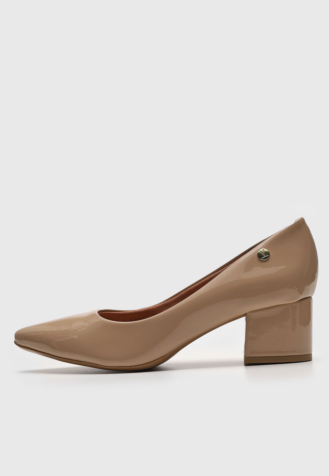 Scarpin Vizzano Verniz Bege