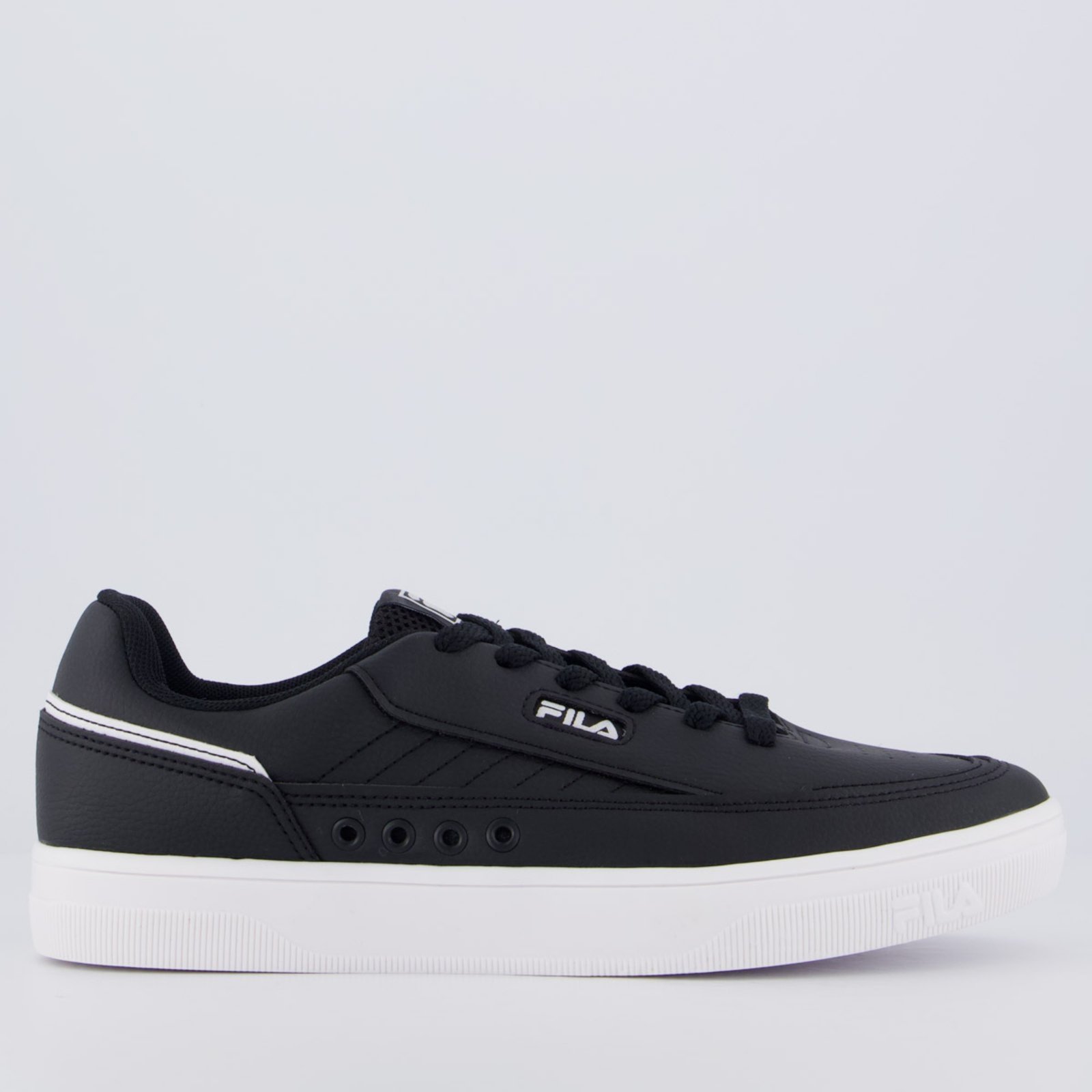 Vista 2 Tênis Fila Vortex e Branco preto Fila preto