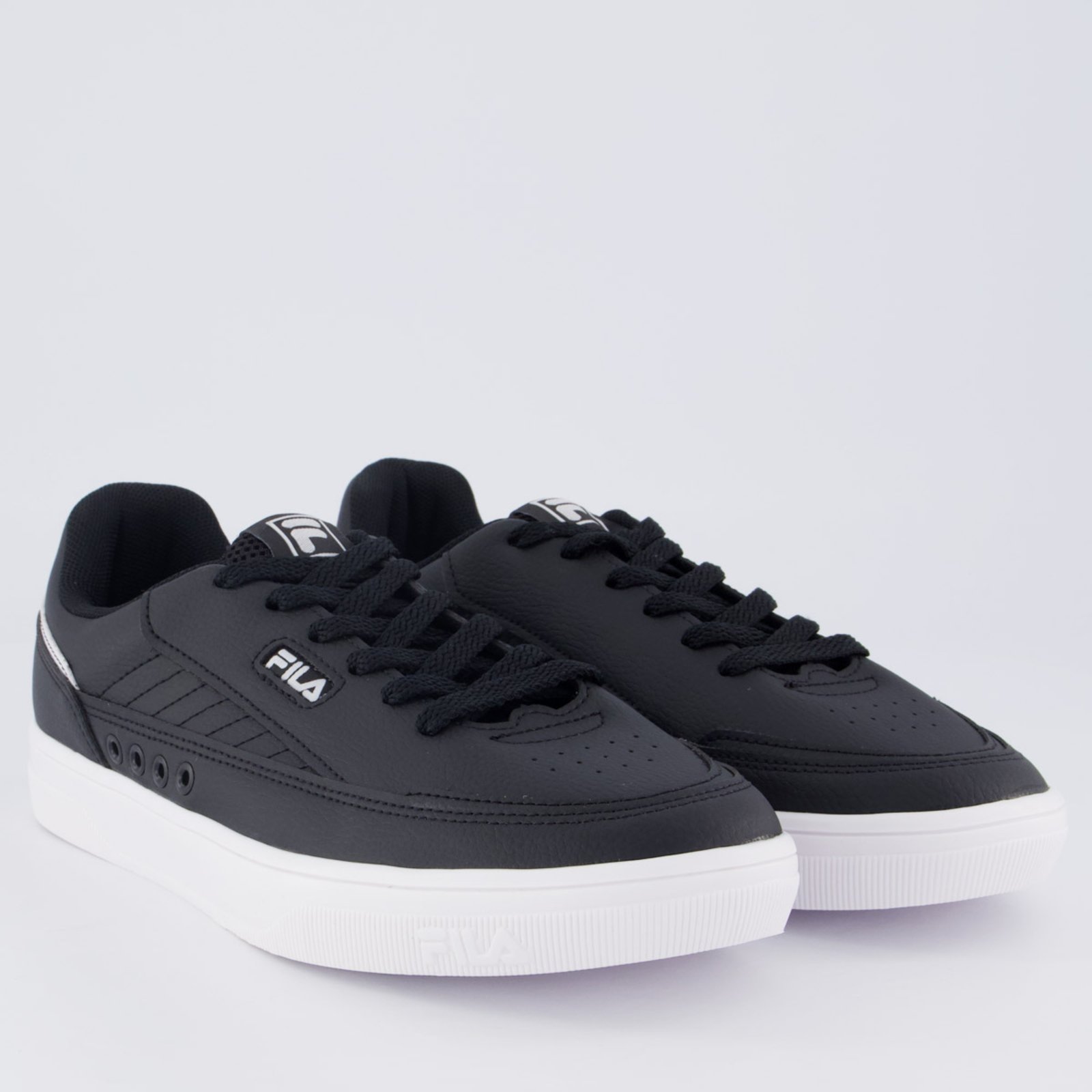 Vista 3 Tênis Fila Vortex e Branco preto Fila preto