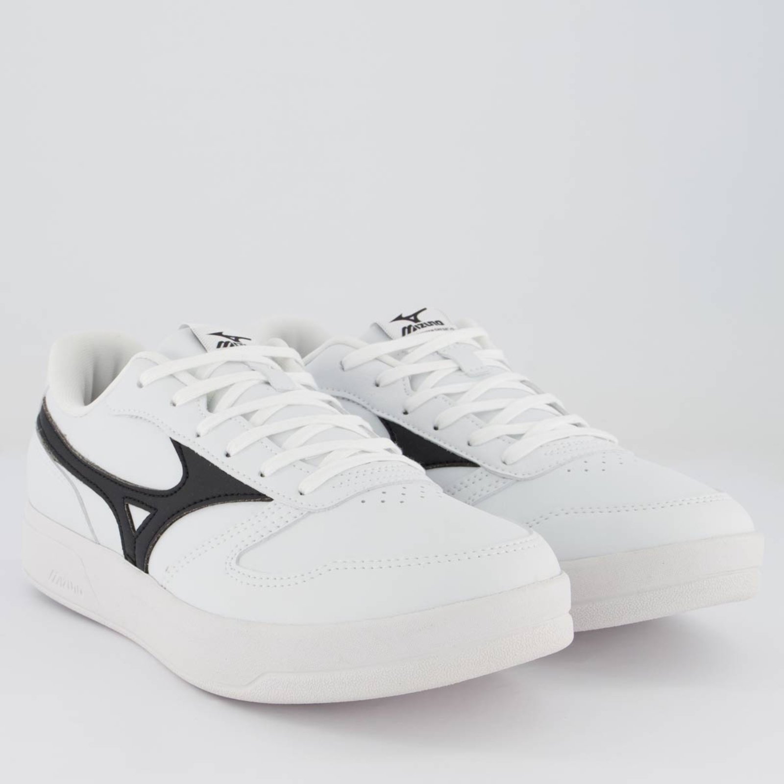 Vista 3 Tênis Mizuno Street Wind e Preto branco Mizuno branco