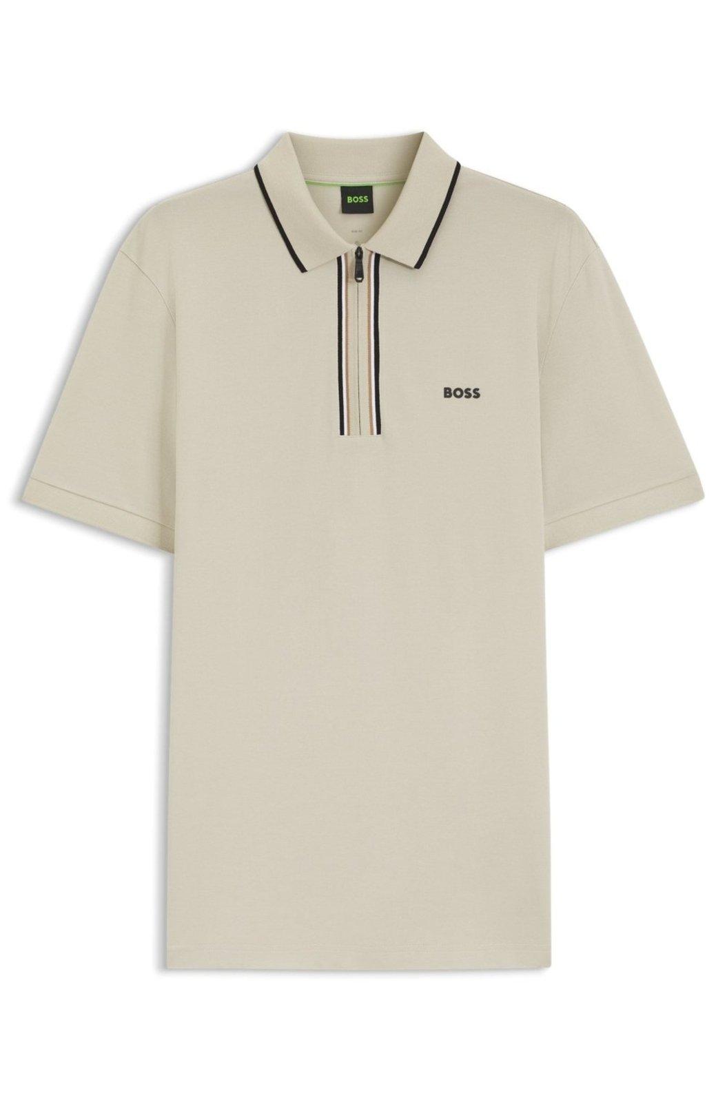 Polo Active De Ajuste Slim Em Algodão Elástico