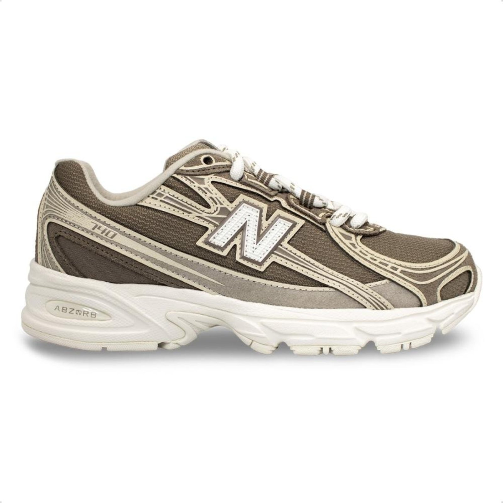 Tênis New Balance Unissex 740 Casual Marrom