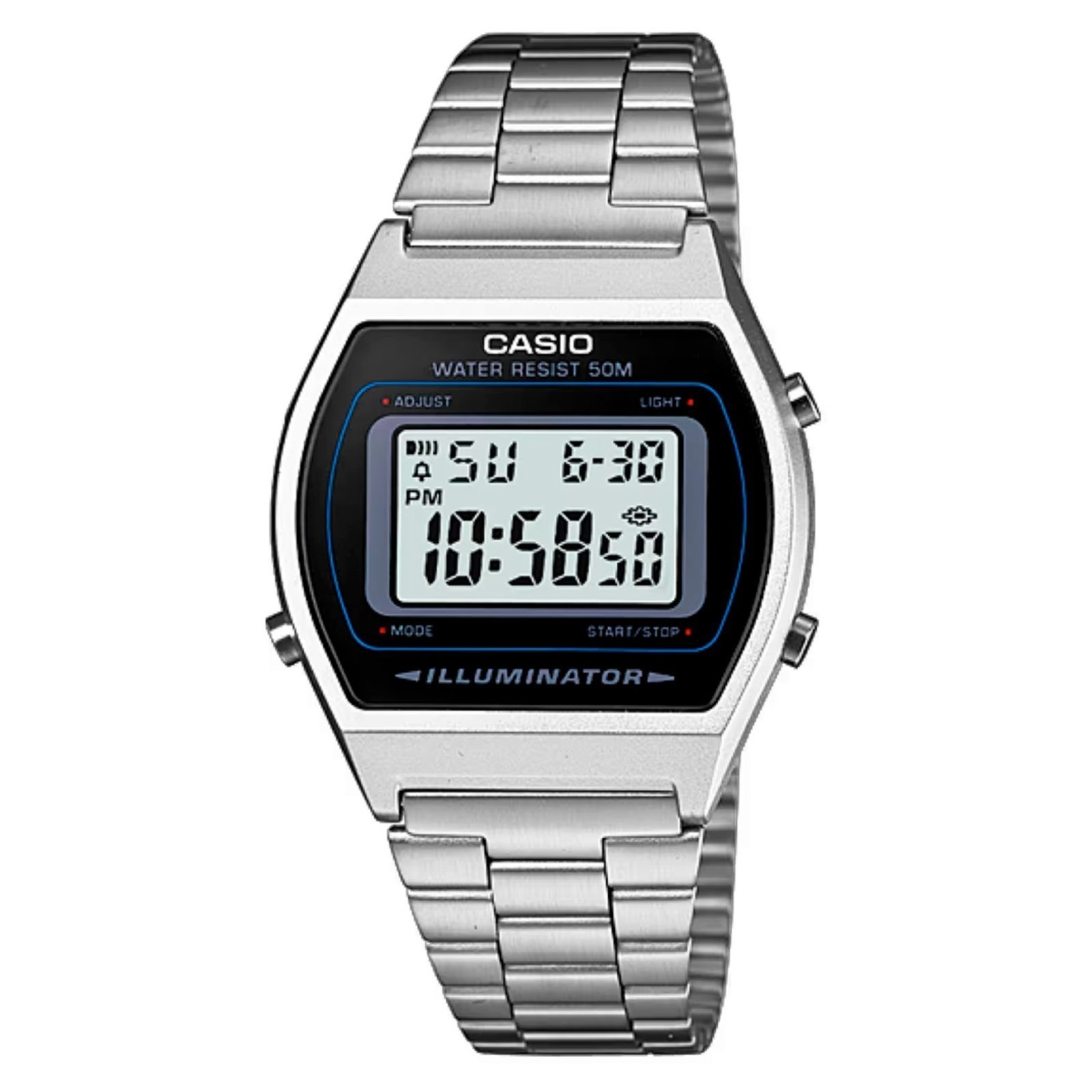 Vista 2 Relógio Casio Standard B640WD-1AVDF prata Casio prata