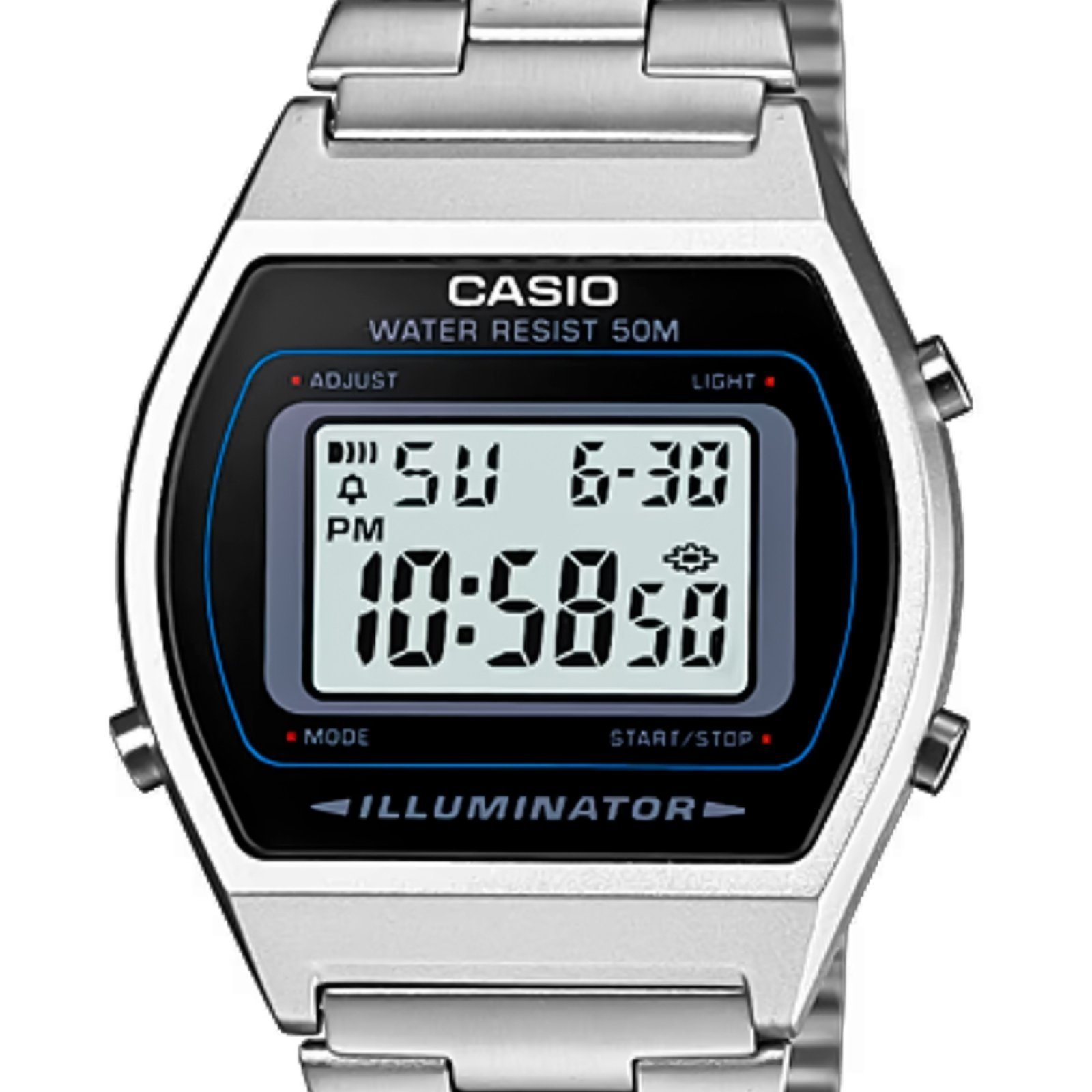 Vista 3 Relógio Casio Standard B640WD-1AVDF prata Casio prata