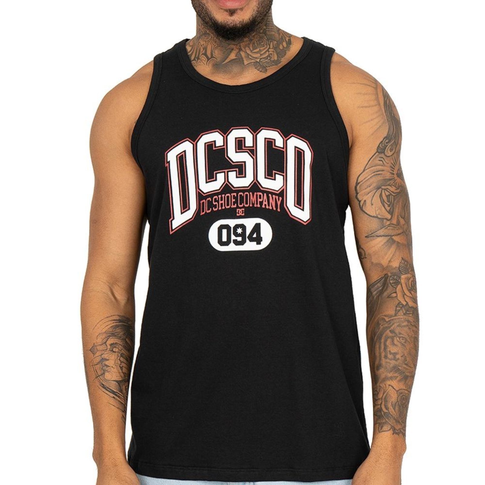 Regata DC Shoes Elective SM26 Masculina Preto