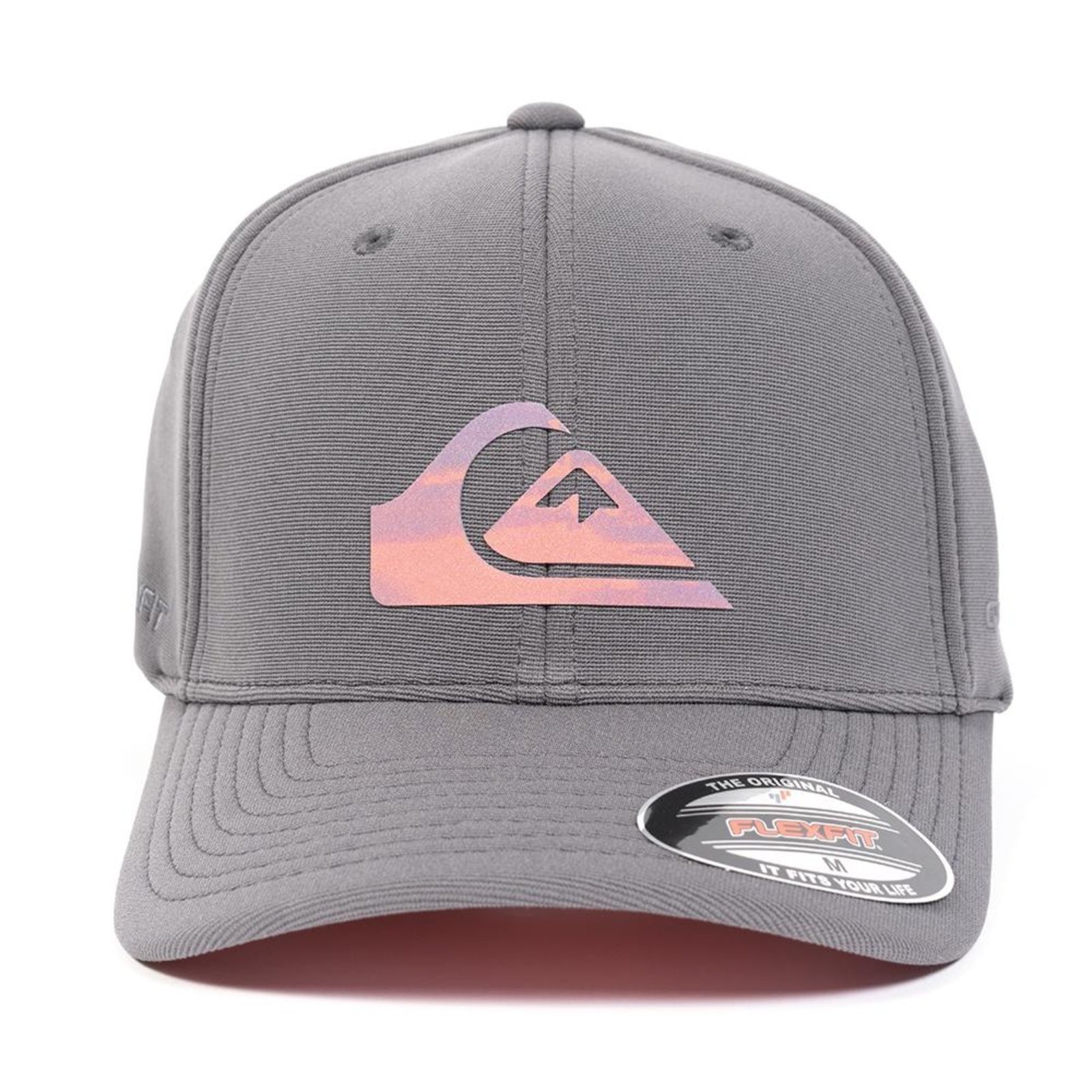 Boné Quiksilver Aba Curva Gradient Logo Signature Dark Grey