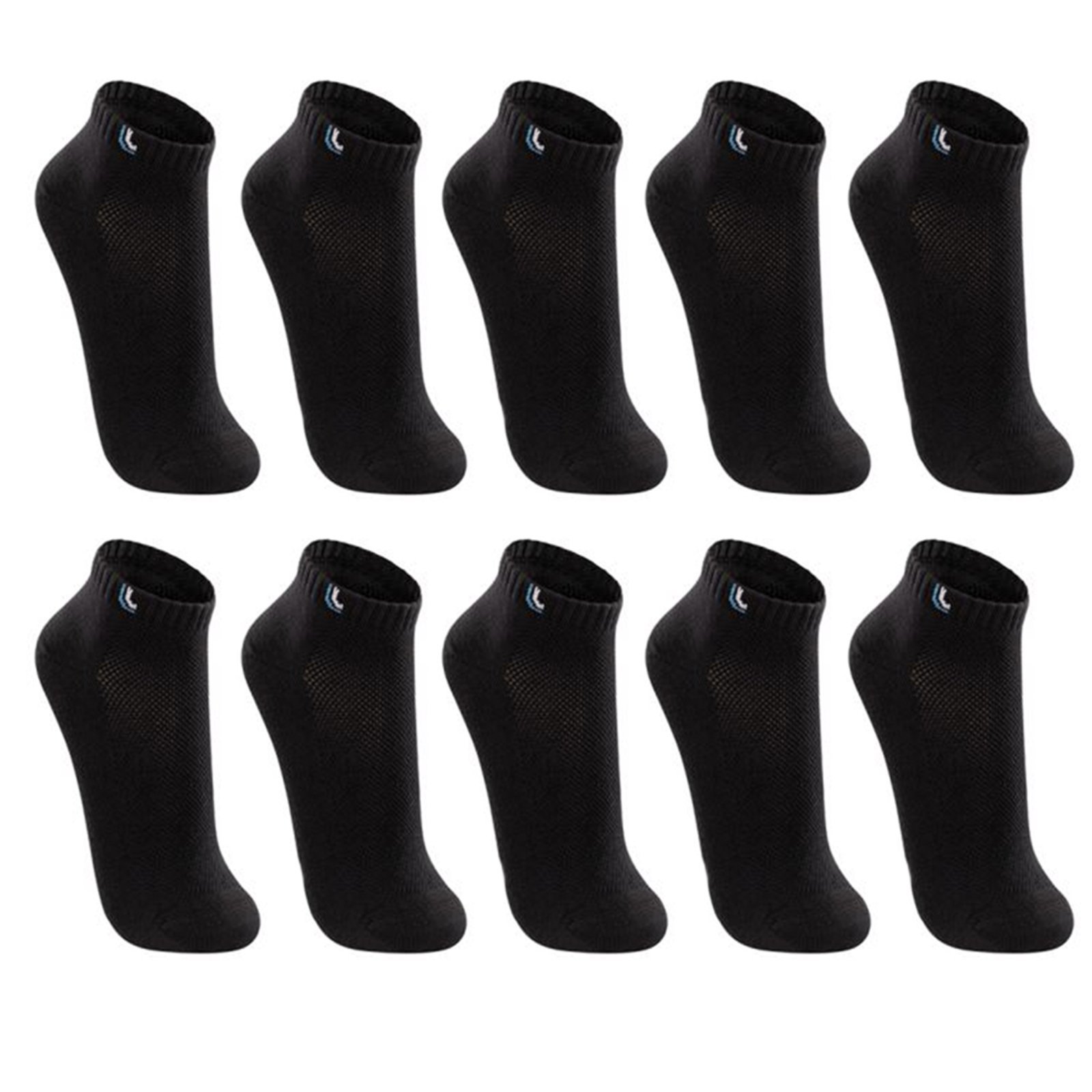 Kit 10 Pares Meias Lupo Cano Curto Sport Preto