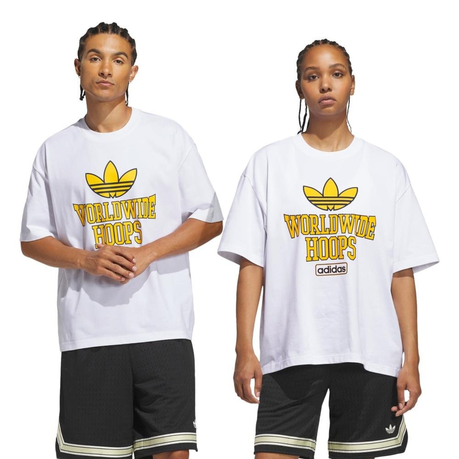 Camiseta Worldwide Hoops One World Originals adidas Originals Branco