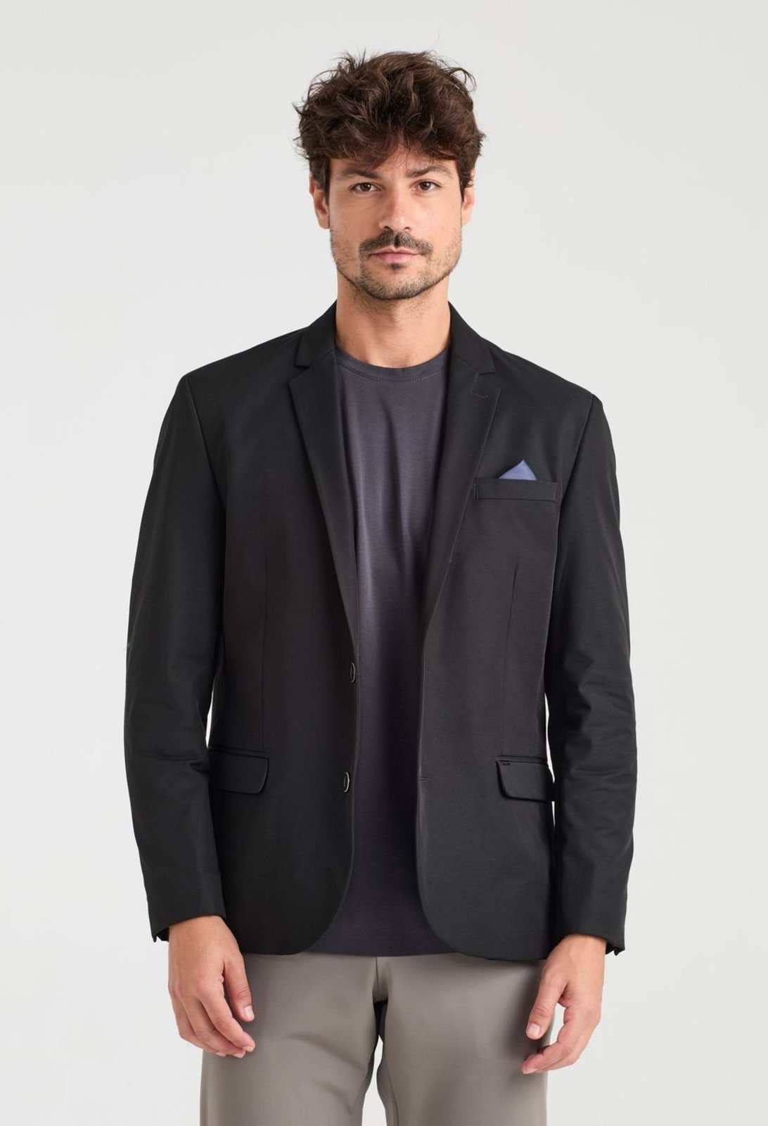 Blazer Docthos Slim Sarja Poliamida Blazer Docthos Slim Sarja Poliamida 003 Preto 50